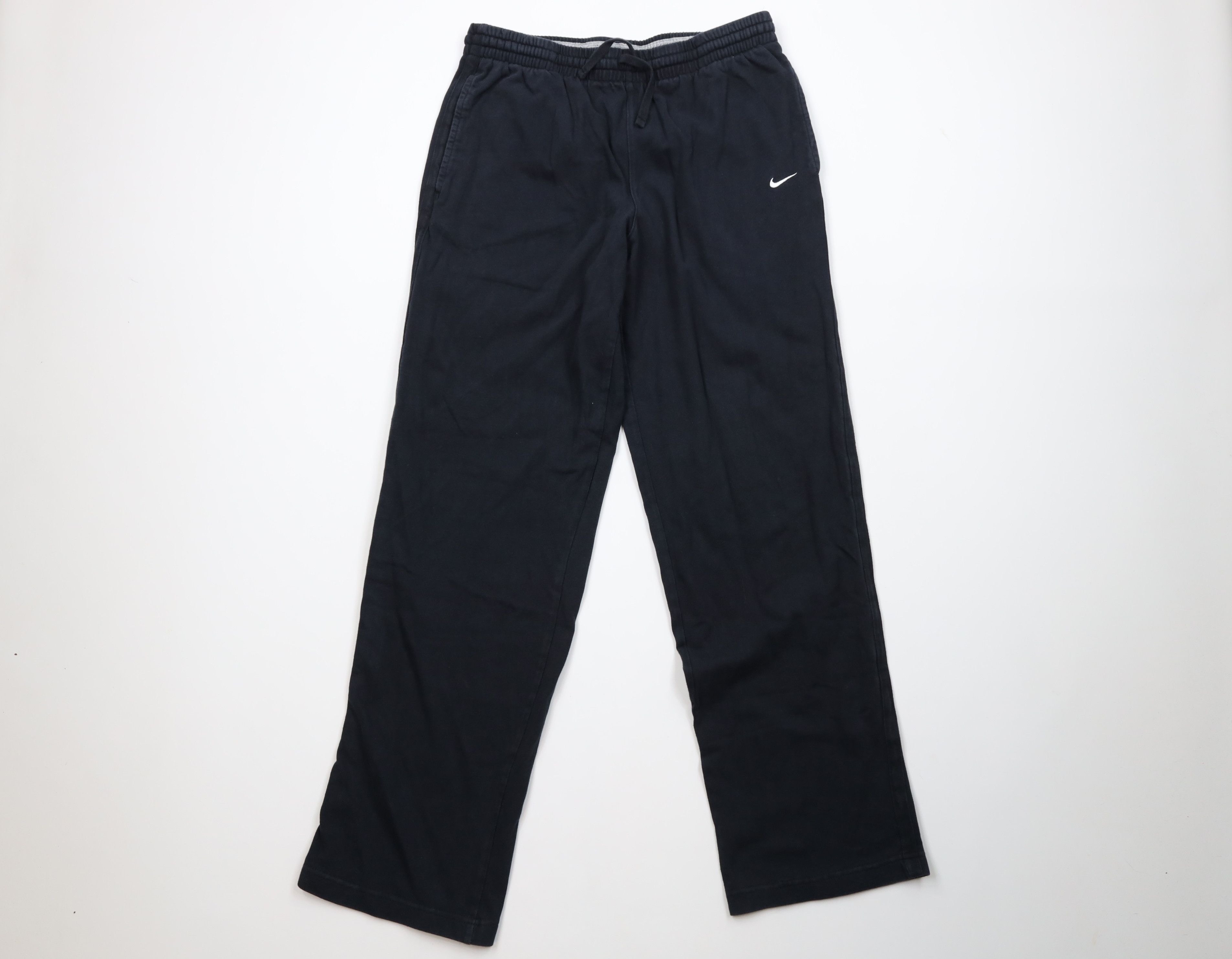 Nike Vintage Y2K Nike Mini Swoosh Ribbed Knit Wide Leg Pants Size US 34 / EU 50 - 1 Thumbnail