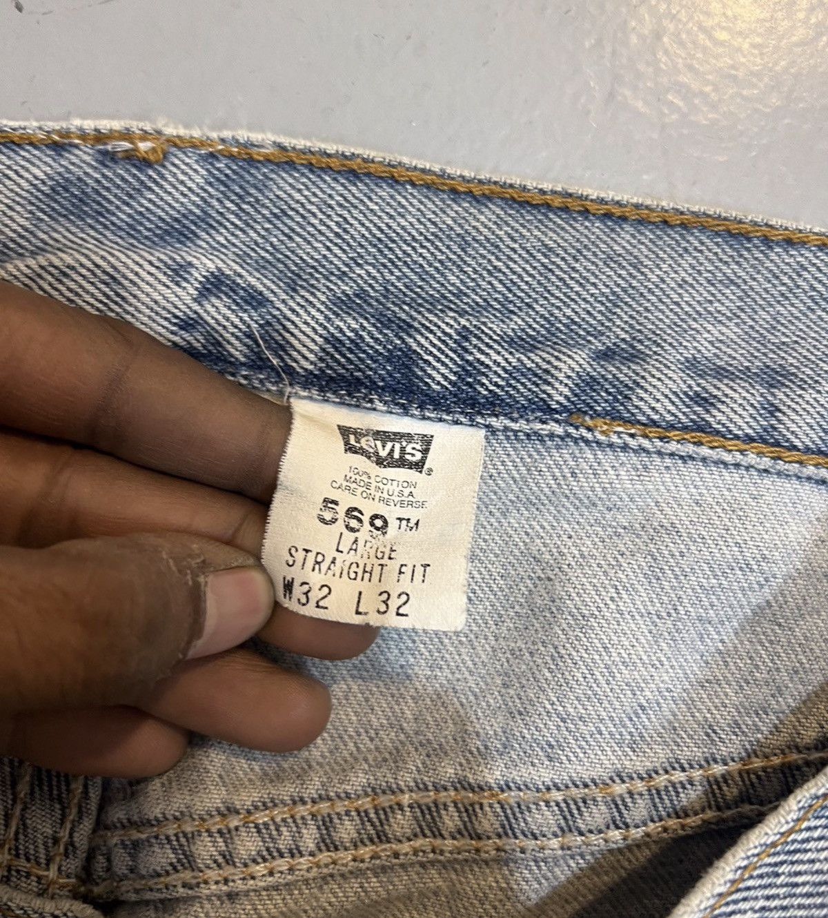 Levi's Vintage Levi’s shashiko jeans denim Size US 32 / EU 48 - 3 Thumbnail