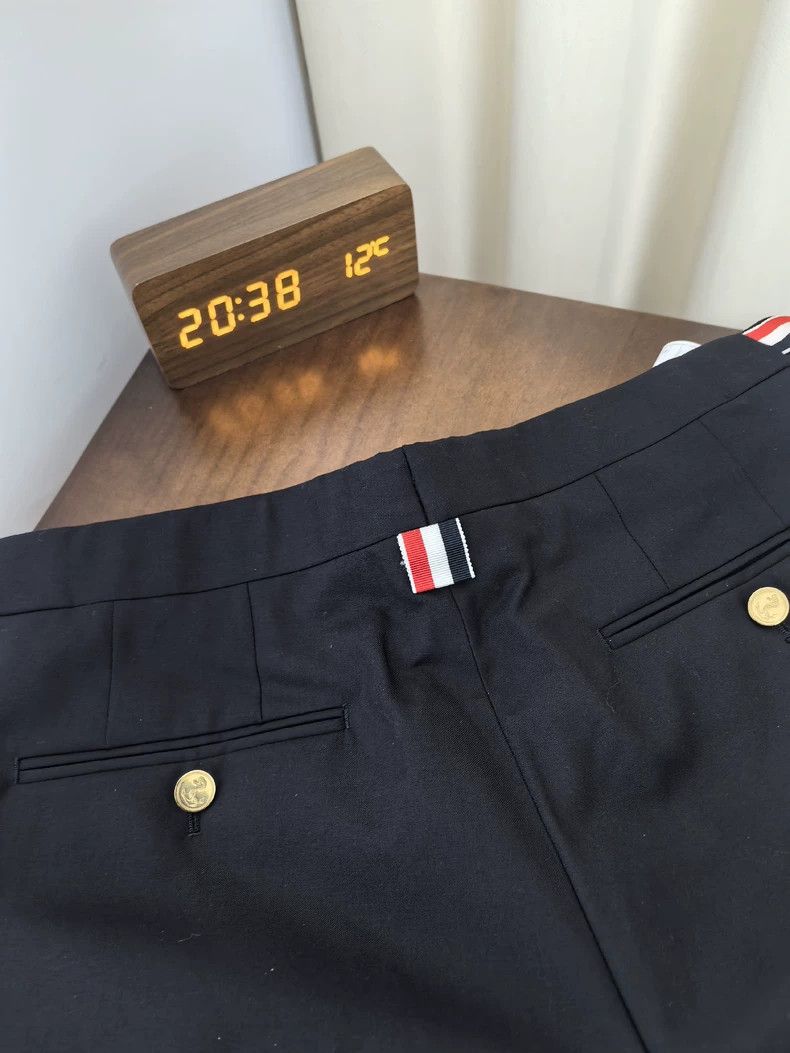 Thom Browne Thom Browne Size 2Gold Button Wool Trousers 2501-Nextarrow Size US 32 / EU 48 - 6 Thumbnail