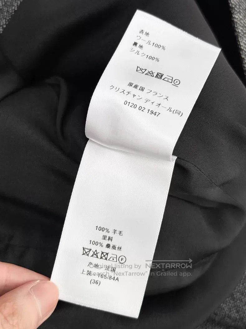 Dior Dior Small stand-up collar waist strap bow irregular short Size XS / US 0-2 / IT 36-38 - 6 Thumbnail