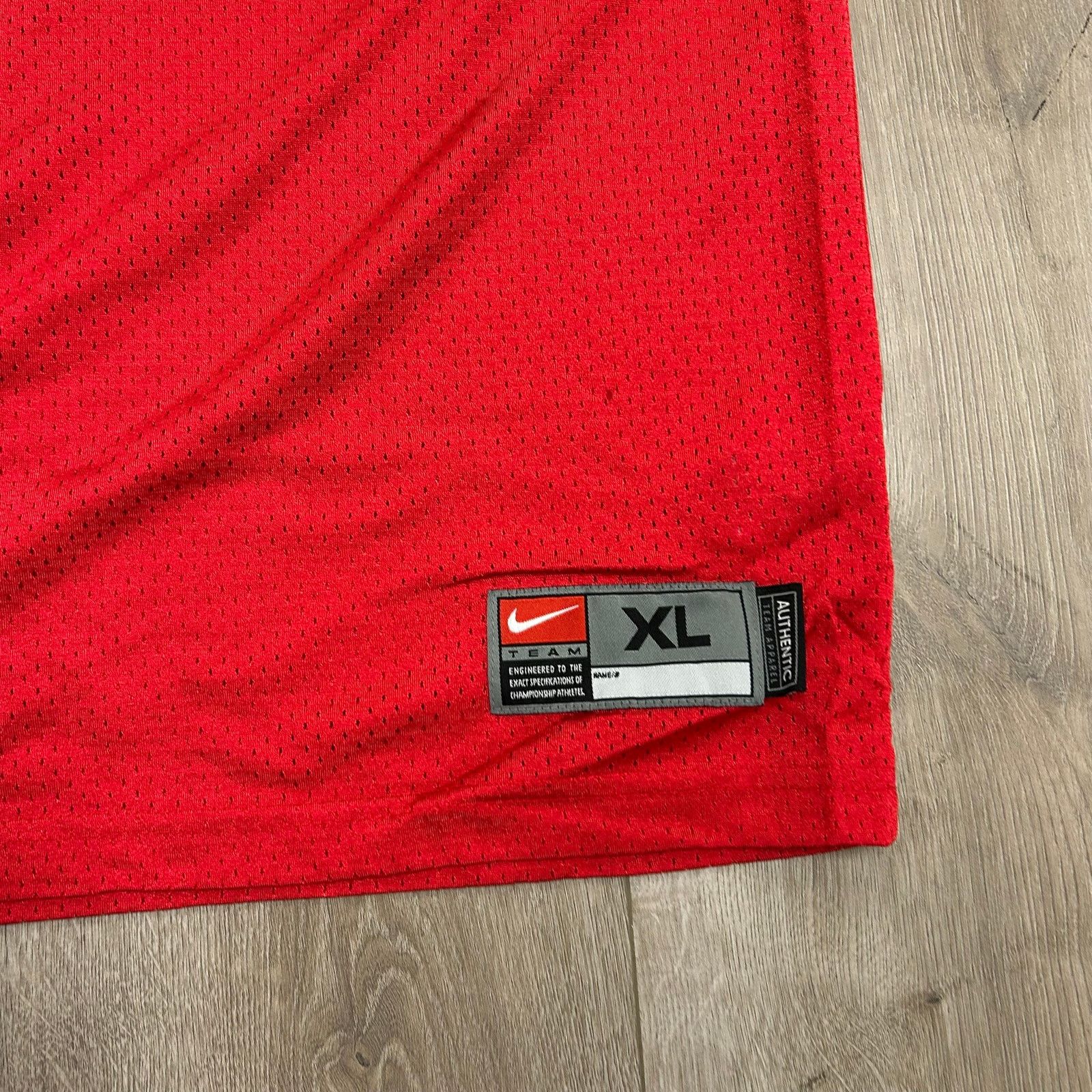 Nike Vintage Nike Ohio State OSU Buckeyes Home Scarlet Jersey XL Size US XL / EU 56 / 4 - 4 Thumbnail