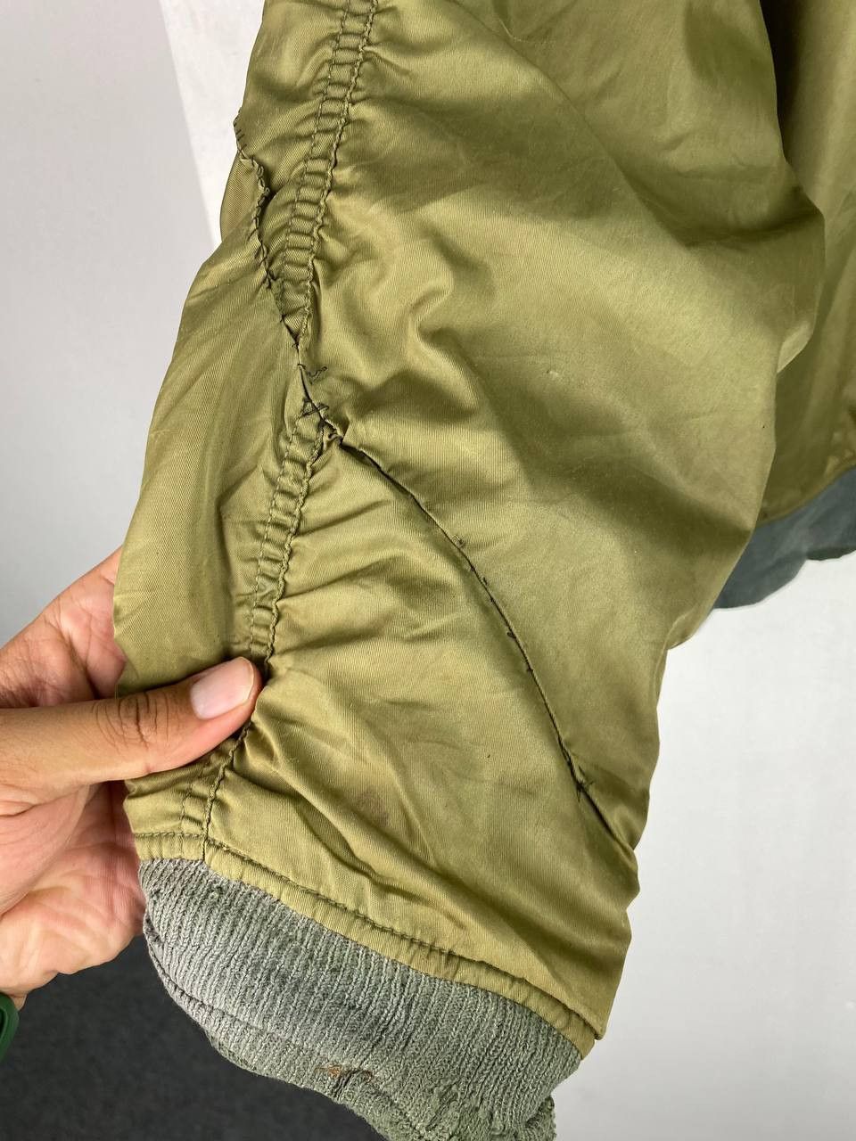 Japanese Brand vintage japanese brand thrashed bomber jacket Size US XXL / EU 58 / 5 - 9 Thumbnail