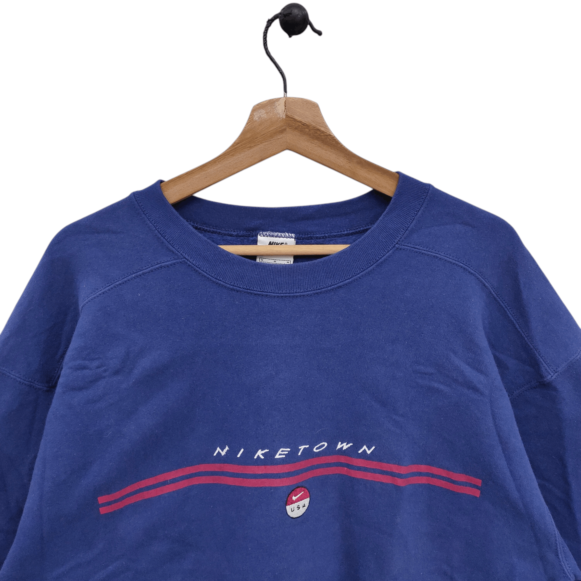 Nike × Vintage × Vision Streetwear Vintage 90s Nike Sweatshirt Niketown Size US M / EU 48-50 / 2 - 4 Thumbnail