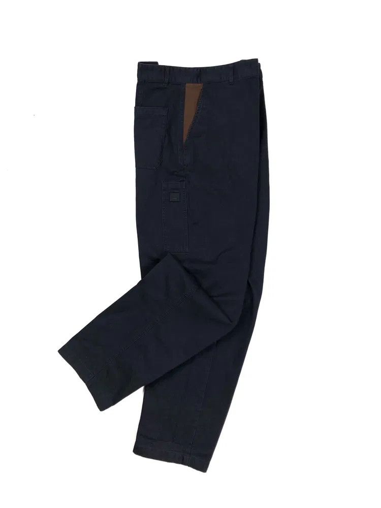 Acne Studios Acne Studios Workwear trousers Navy/Dark brown Size US 34 / EU 50 - 3 Thumbnail