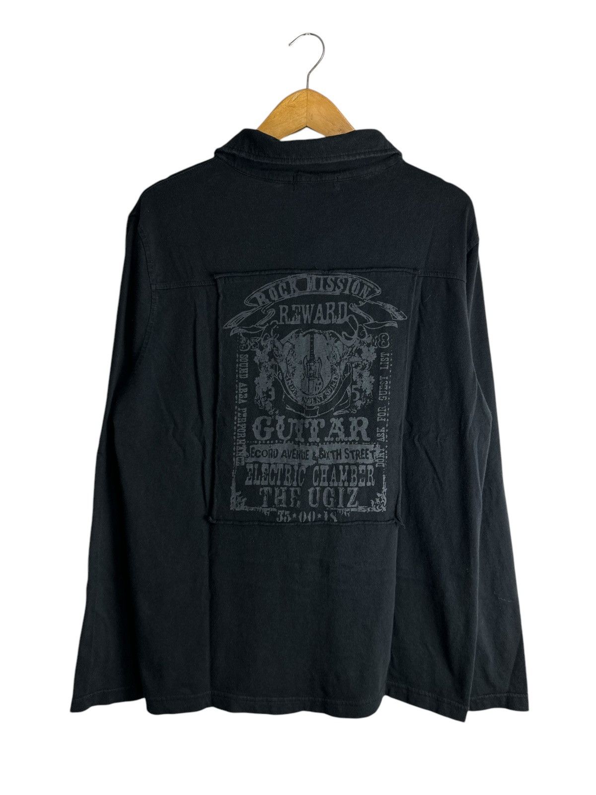 Hysteric Glamour DISTRESSED UGIZ ROCK MISSION LONG SHIRT POEM IFSIX LGB STYLE Size US M / EU 48-50 / 2 - 2 Thumbnail