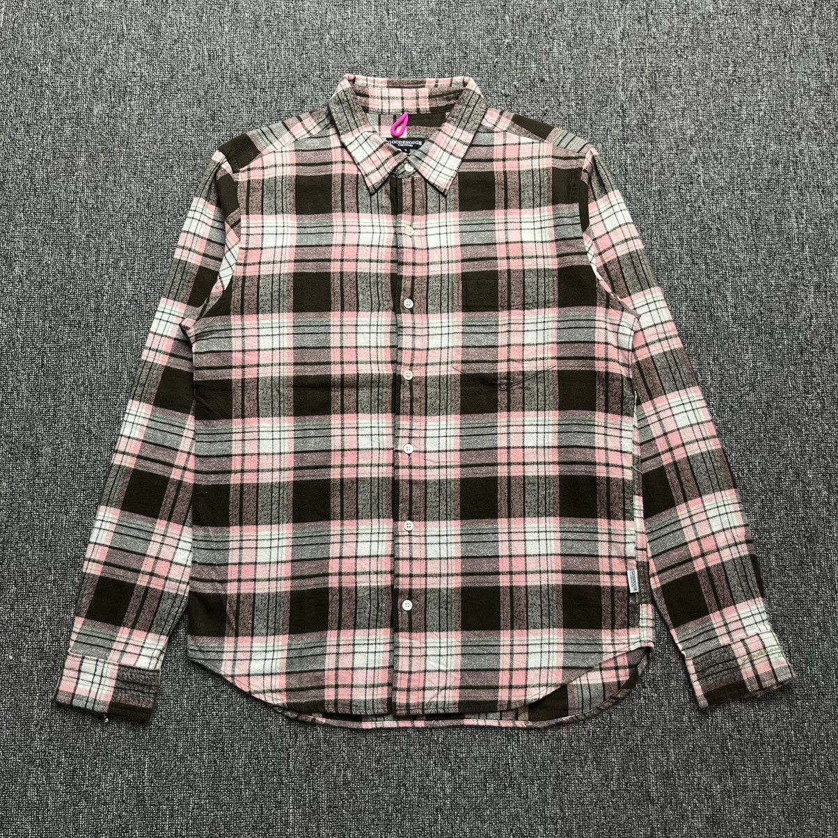 トップス goodenough 2014 CHECK FLANNEL LINE SHIRT GOODENOUGH Men's Flannel Shirts | Grailed