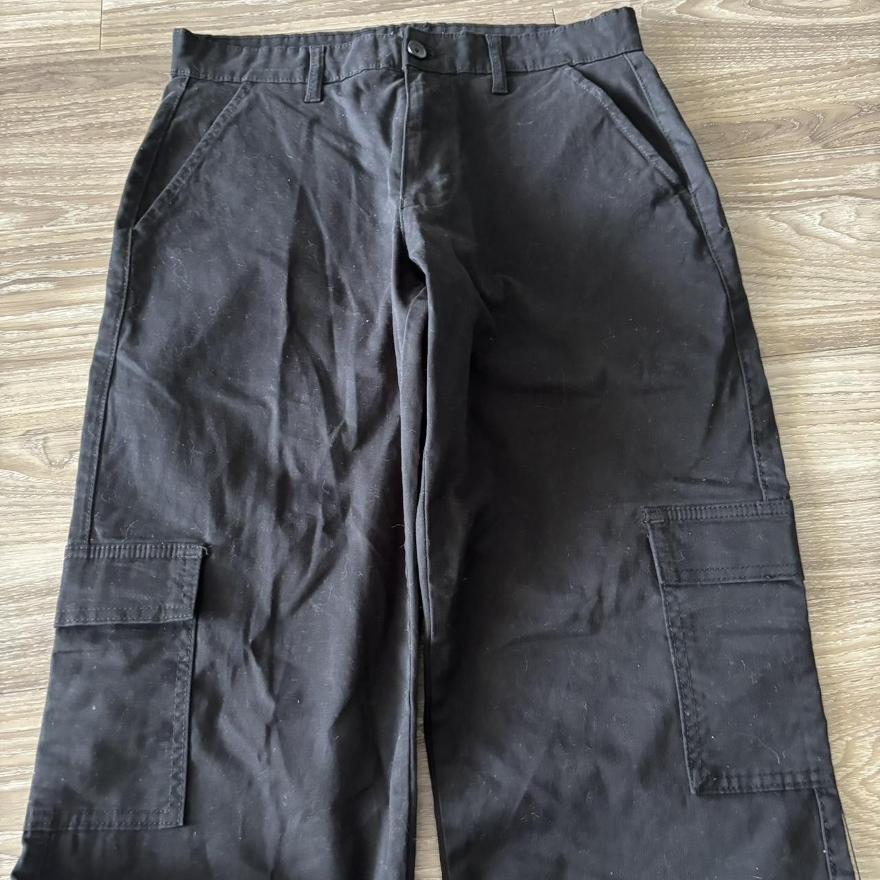 Vintage Crazy Vintage Y2K/2000s Black Streetwear Essential Cargo Pants! 30x30 Size US 30 / EU 46 - 5 Thumbnail