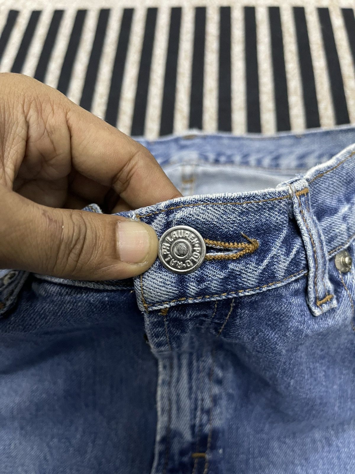Polo Ralph Lauren 90s POLO RALPH LAUREN BAGGY JEANS MADE IN USA Size US 30 / EU 46 - 8 Thumbnail