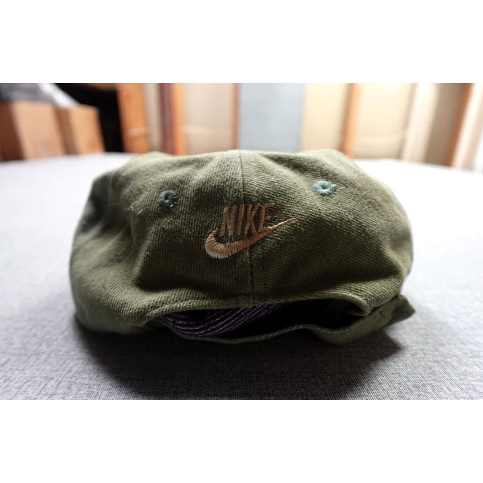 Nike VINTAGE Nike Snapback Hat Green One Size Men Adjustable Casual 90s Golf Logo Swoosh Size ONE SIZE - 5 Thumbnail