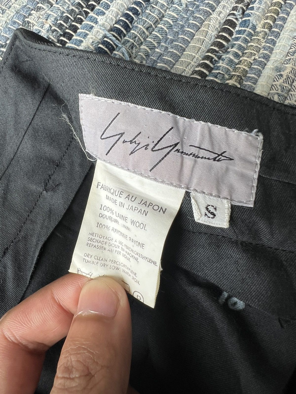 Yohji Yamamoto 1980s Yohji Yamamoto Gabardine Minimal 🎈Trousers Pants Size US 30 / EU 46 - 7 Thumbnail