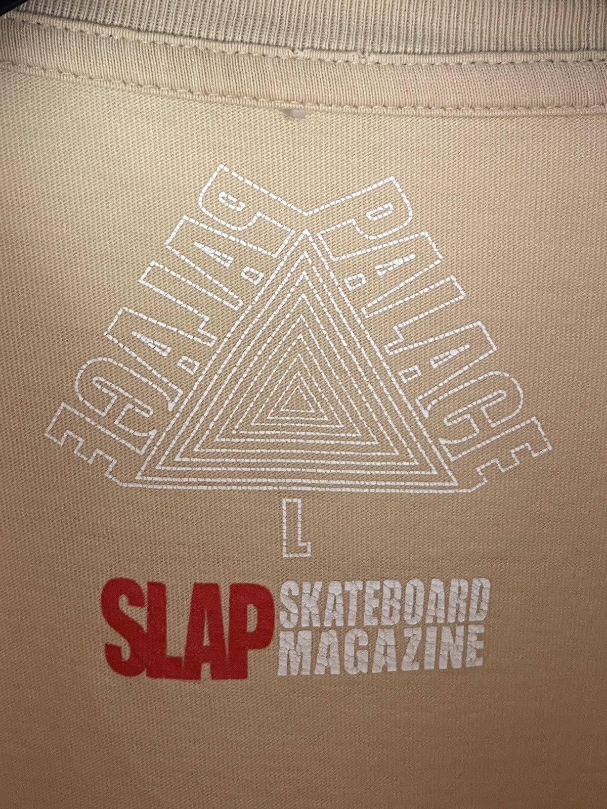 Palace Palace x Slap Magazine T-Shirt Beige Japanese Pagoda Tee Size US L / EU 52-54 / 3 - 3 Thumbnail
