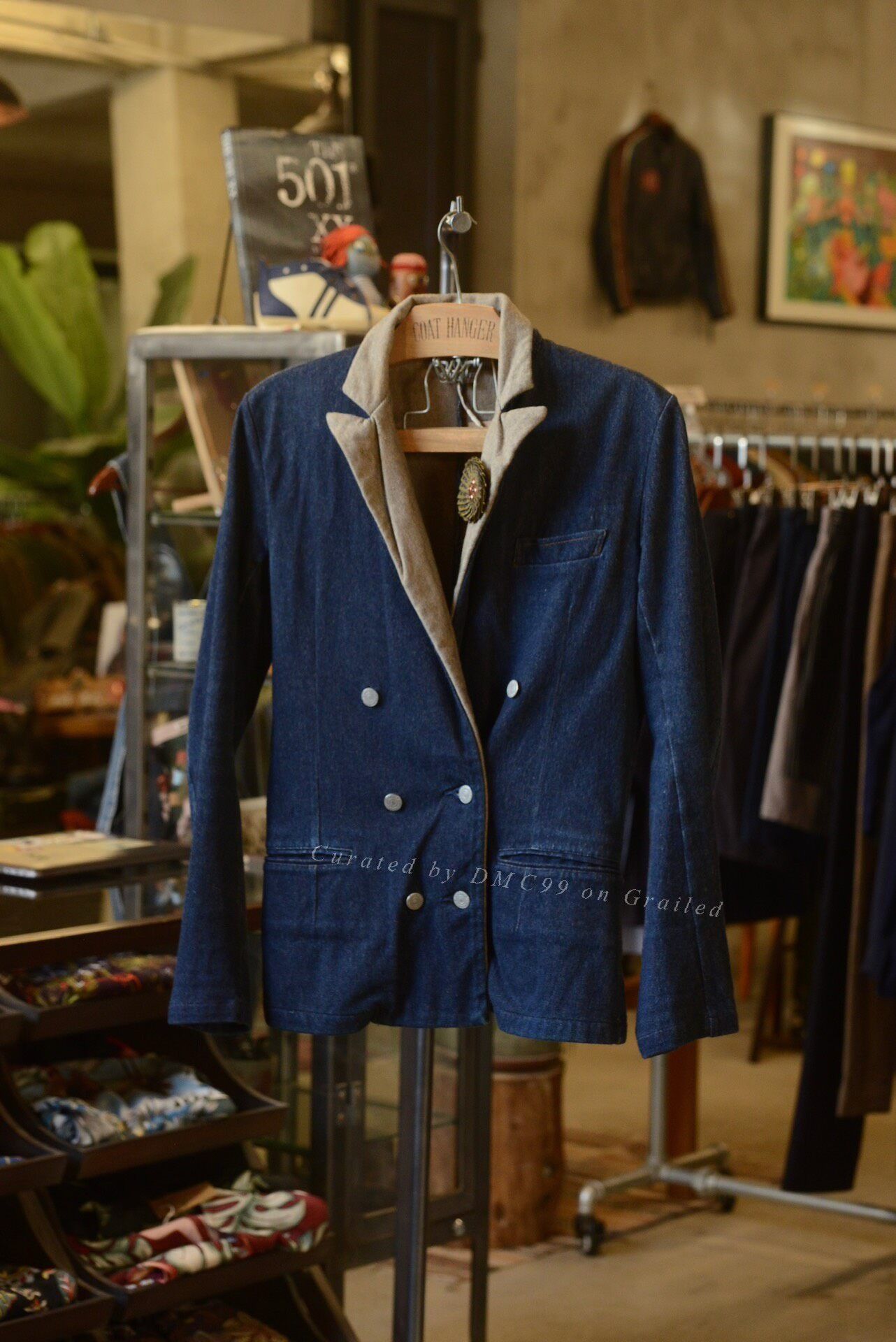 Kapital Kapital Double-Breasted Denim Blazer Size US S / EU 44-46 / 1 - 1 Thumbnail