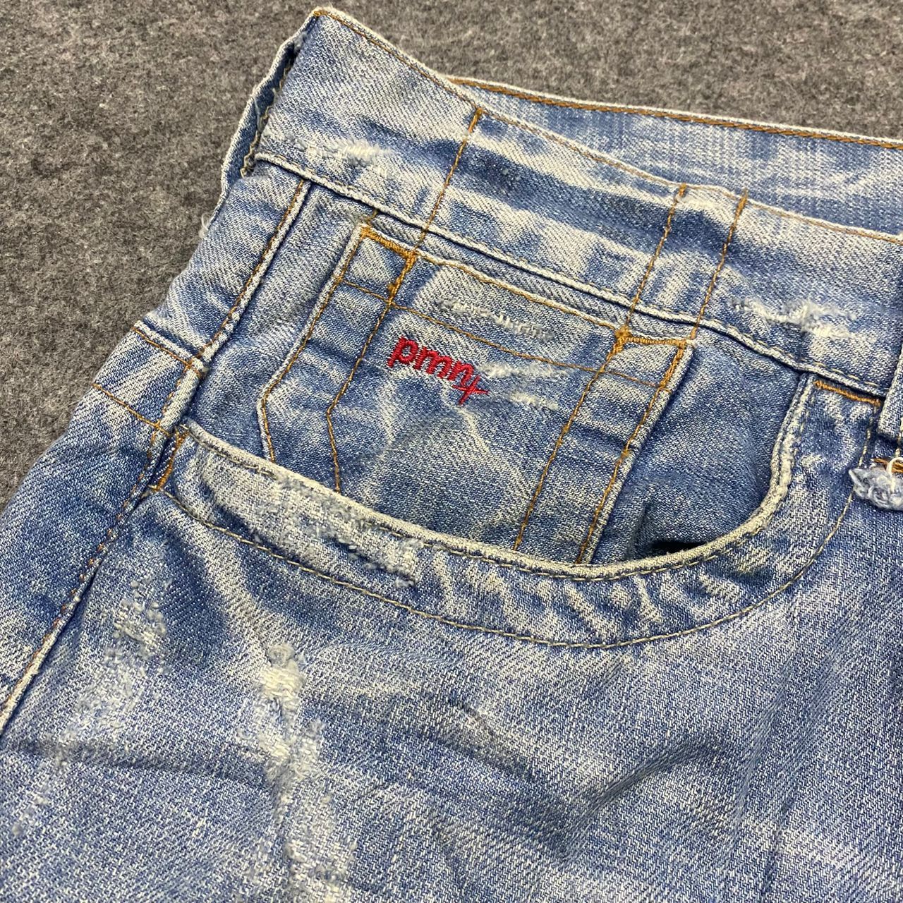 If Six Was Nine 💥Best Offer💥Vintage Pura mania Brazil Distressed Denim Size US 34 / EU 50 - 11 Thumbnail