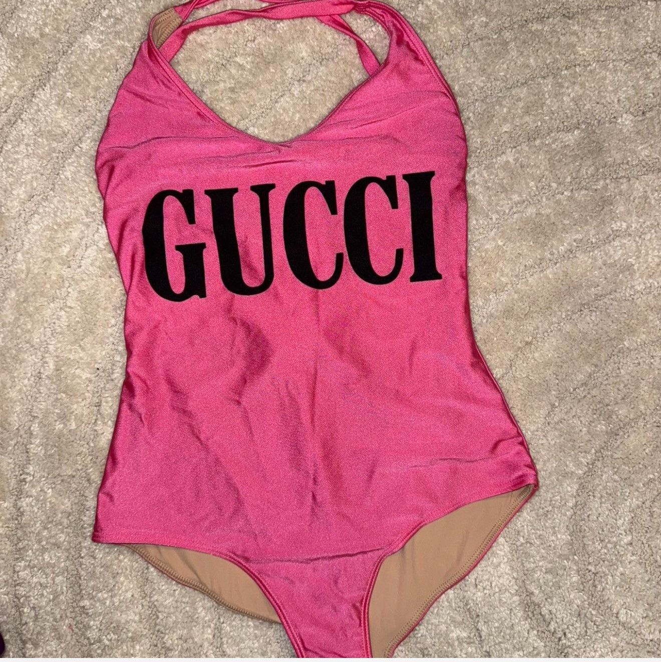 Gucci Gucci pink swimsuit/bodysuit Size S / US 4 / IT 40 - 3 Thumbnail