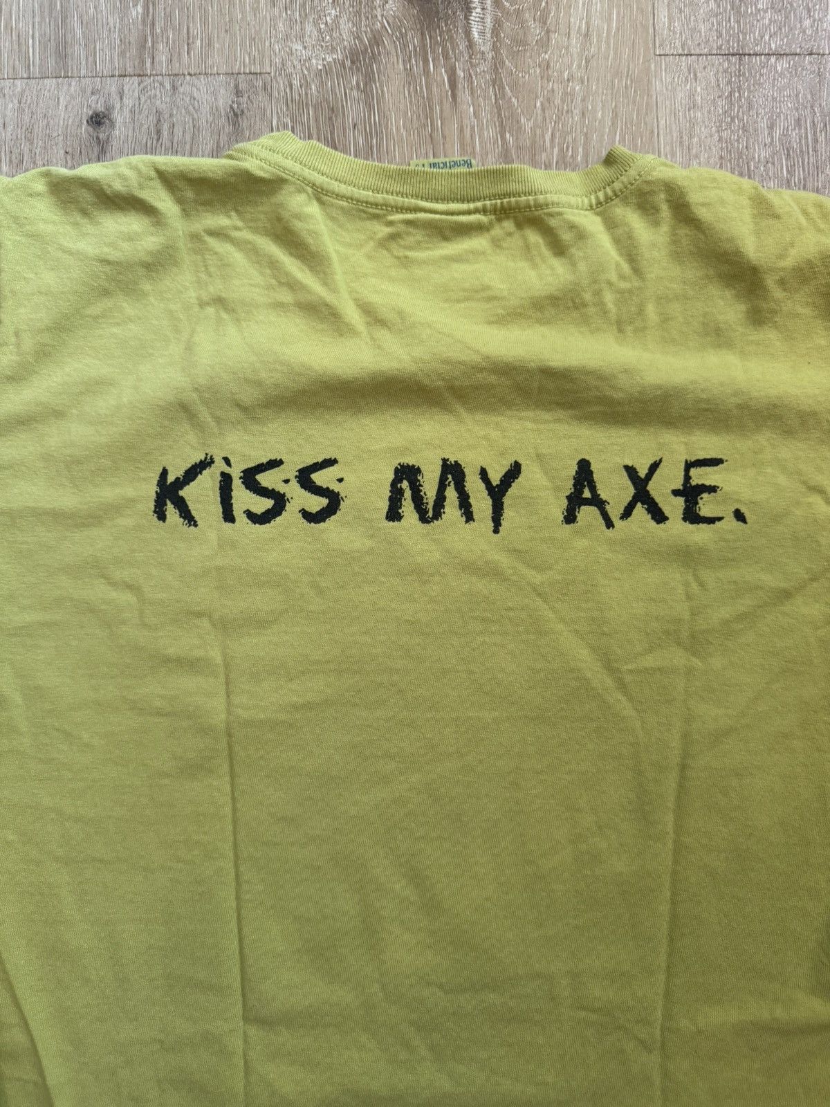 Band Tees × Vintage Chicks With Picks KISS MY AXE Vintage 90s Comedy Comic Tee Size L / US 10 / IT 46 - 6 Thumbnail