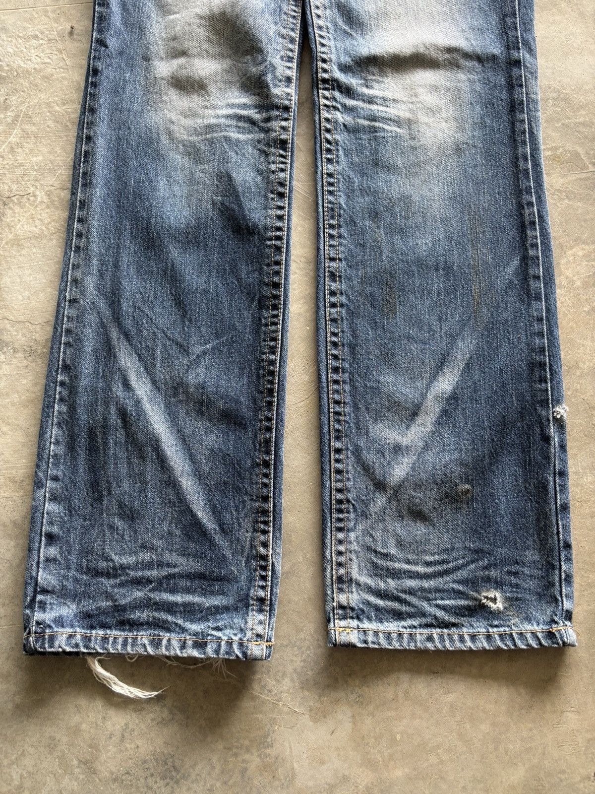If Six Was Nine y2k lolita washed fade japanese punk dope backpocket Size US 33 - 12 Thumbnail