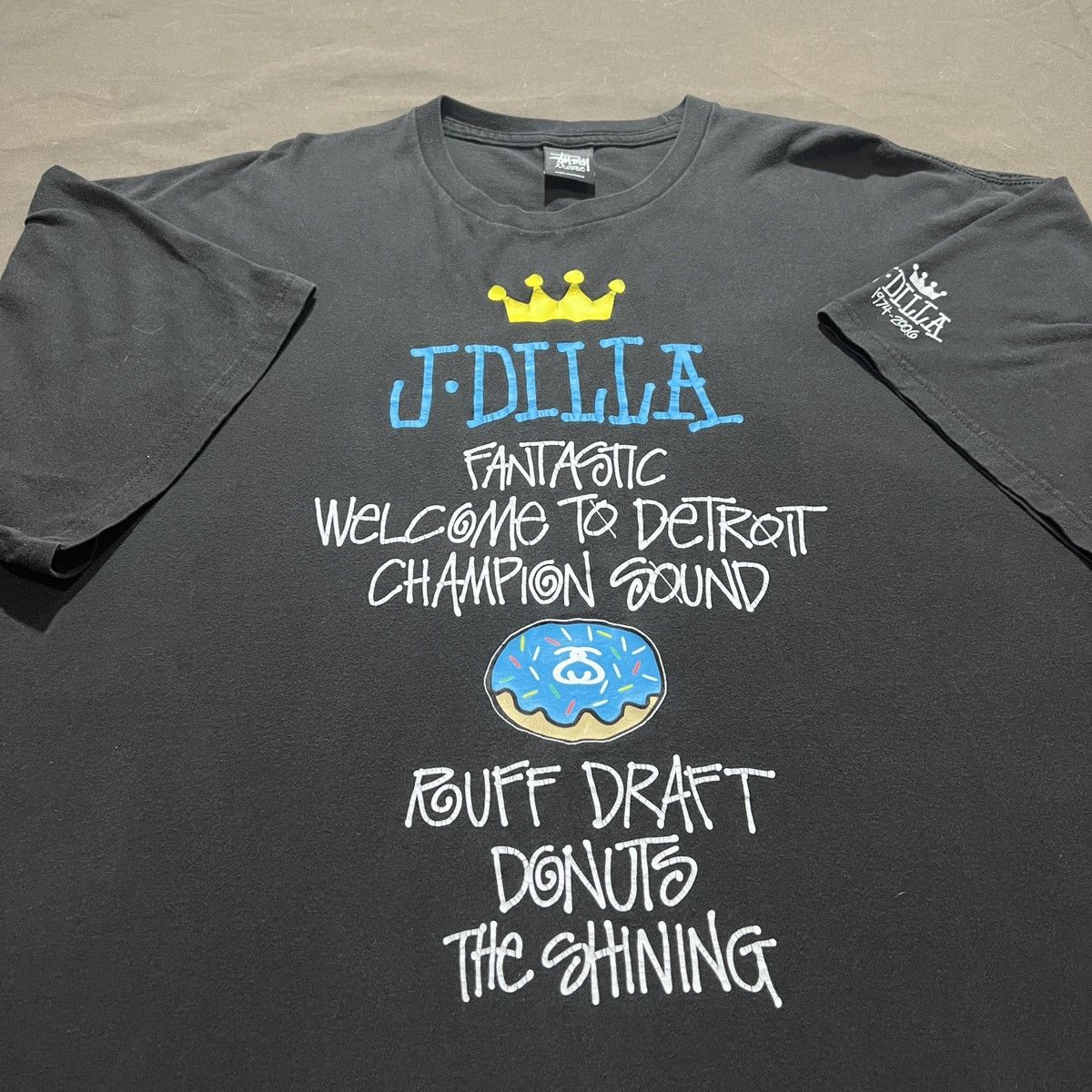 Stones Throw Records × Stussy Vintage Y2K J DILLA X STUSSY Tee 2XL Hiphop Electronic Rap Size US XXL / EU 58 / 5 - 2 Thumbnail