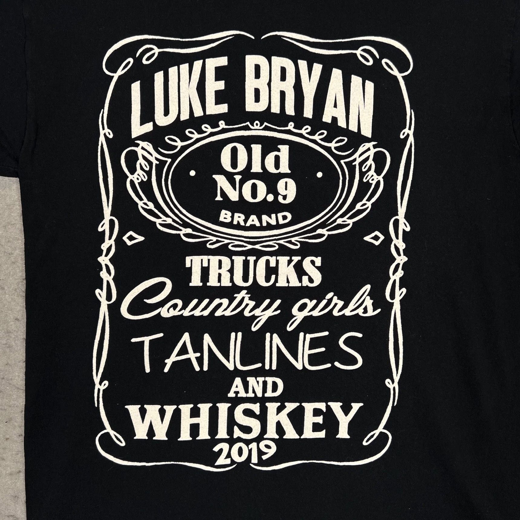 Vintage VINTAGE A1 Luke Bryan 2019 Tour Promo Shirt Adult Small Black Mens Size US S / EU 44-46 / 1 - 5 Thumbnail