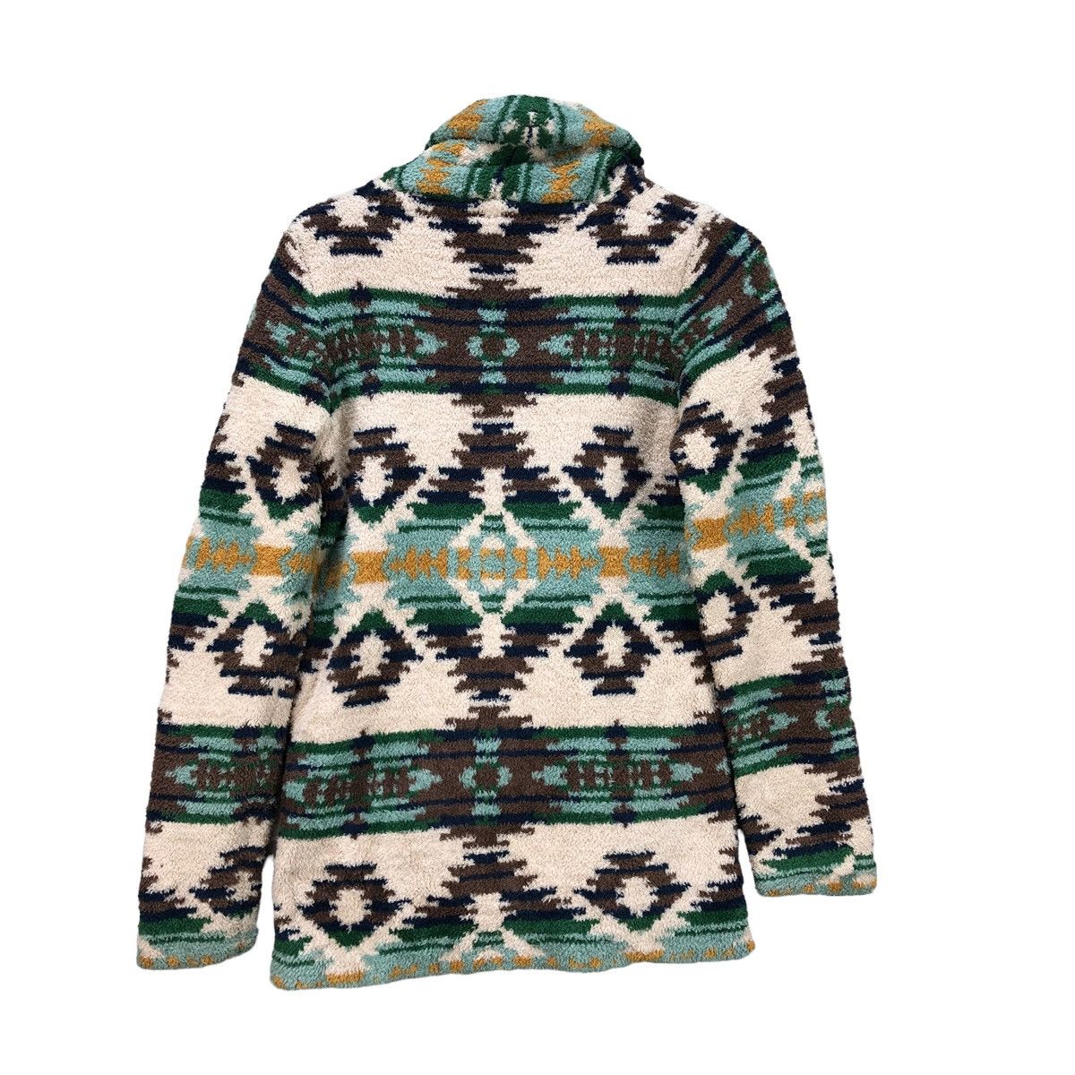 Aran Isles Knitwear Japanese Brand Nice Design Native Fleece Jacket Size US S / EU 44-46 / 1 - 2 Thumbnail
