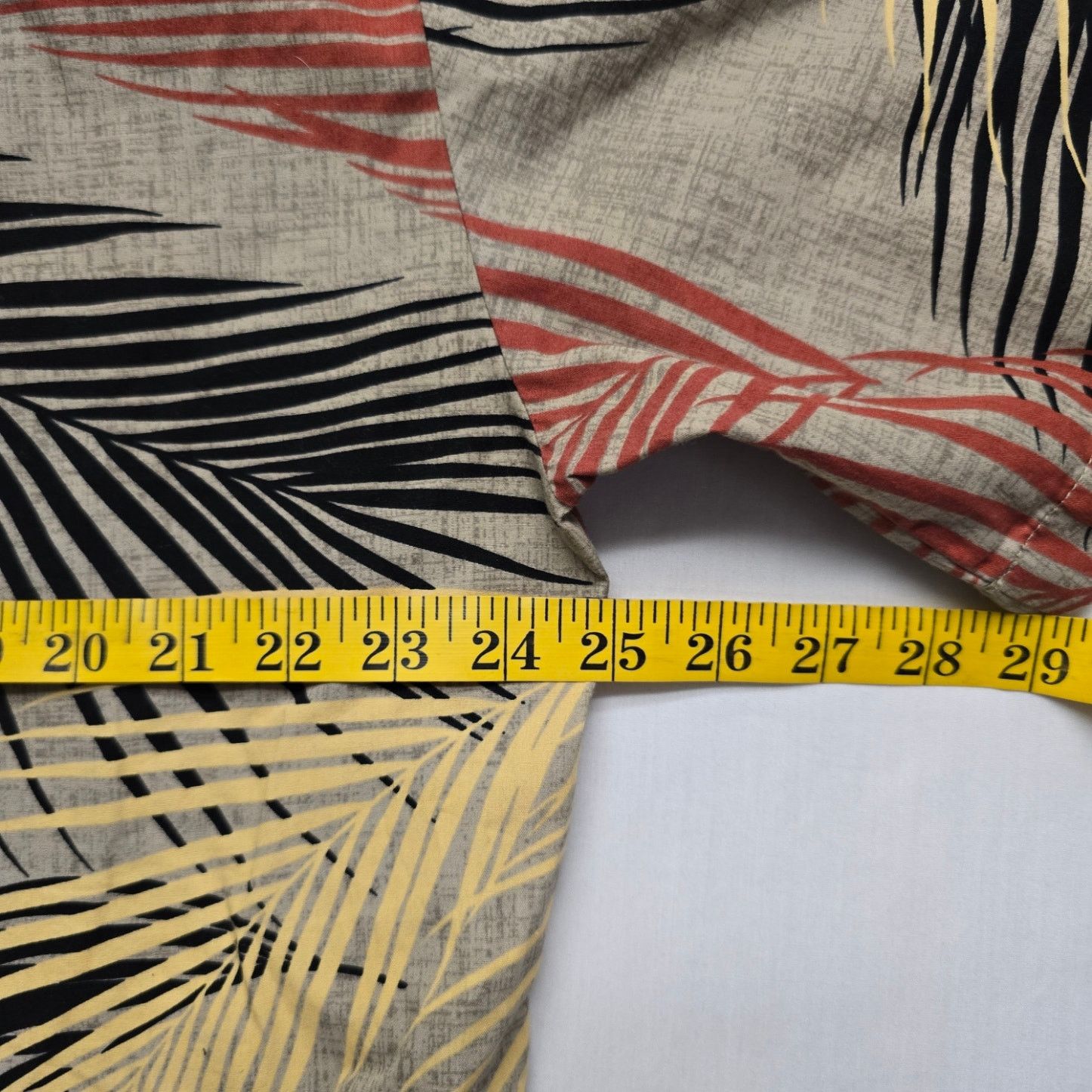 Vintage Hawaiian Islands L Brown Palm Tree Leaf Print Tropical Shirt Size US L / EU 52-54 / 3 - 7 Thumbnail