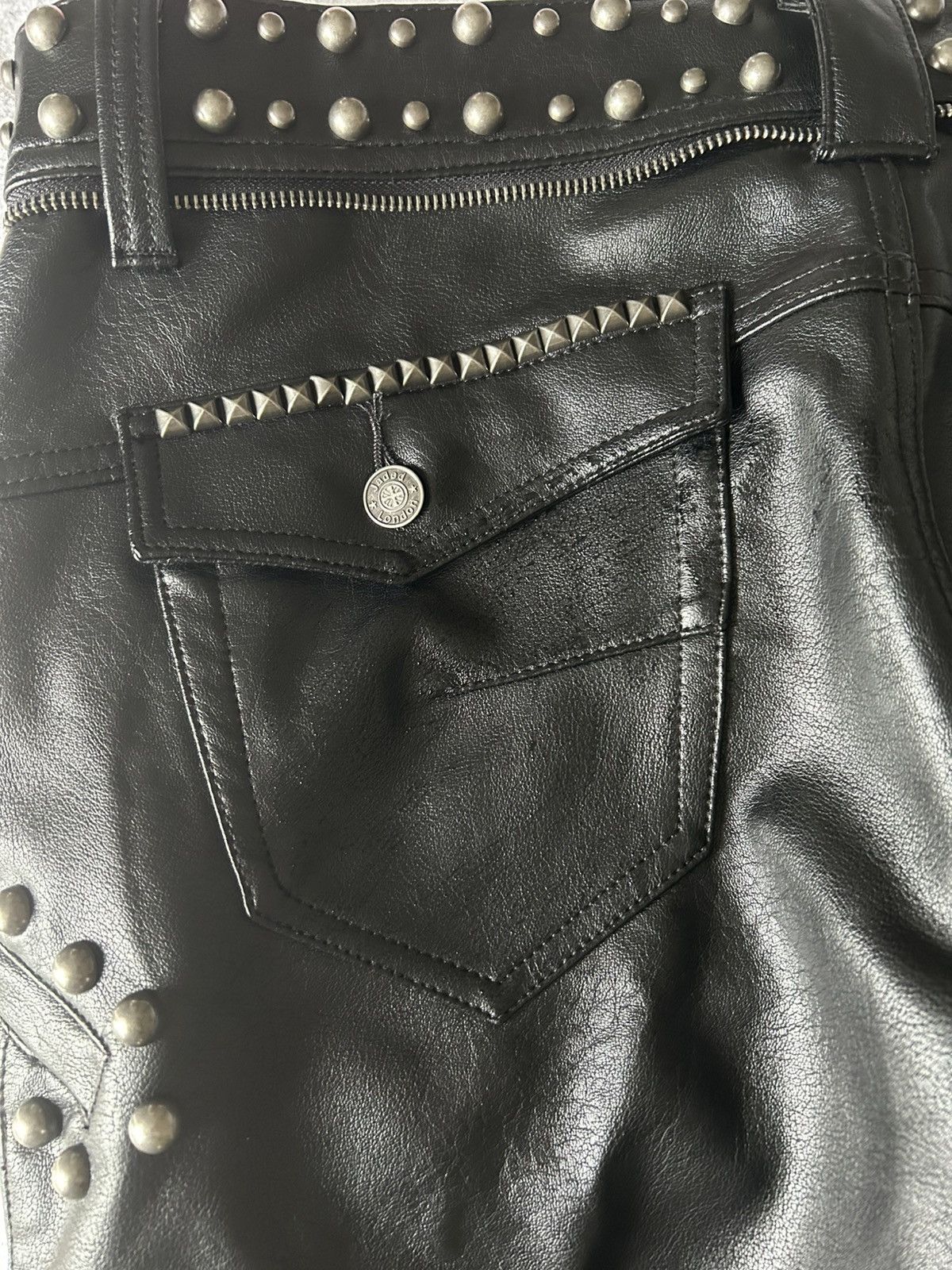 Jaded London Jaded London Studded Bootcut Pants & Moto Drift Trousers Size US 32 / EU 48 - 4 Thumbnail