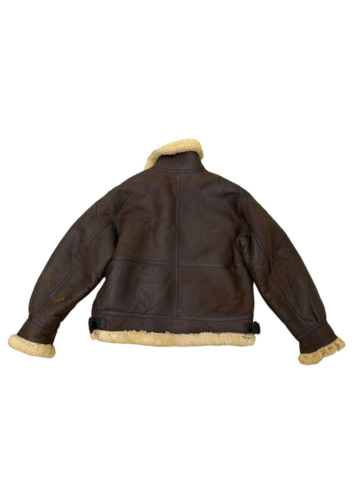 Leather Vtg Type B3 Shearling Beauty Sheepskin Jacket USAF Size US L / EU 52-54 / 3 - 15 Thumbnail
