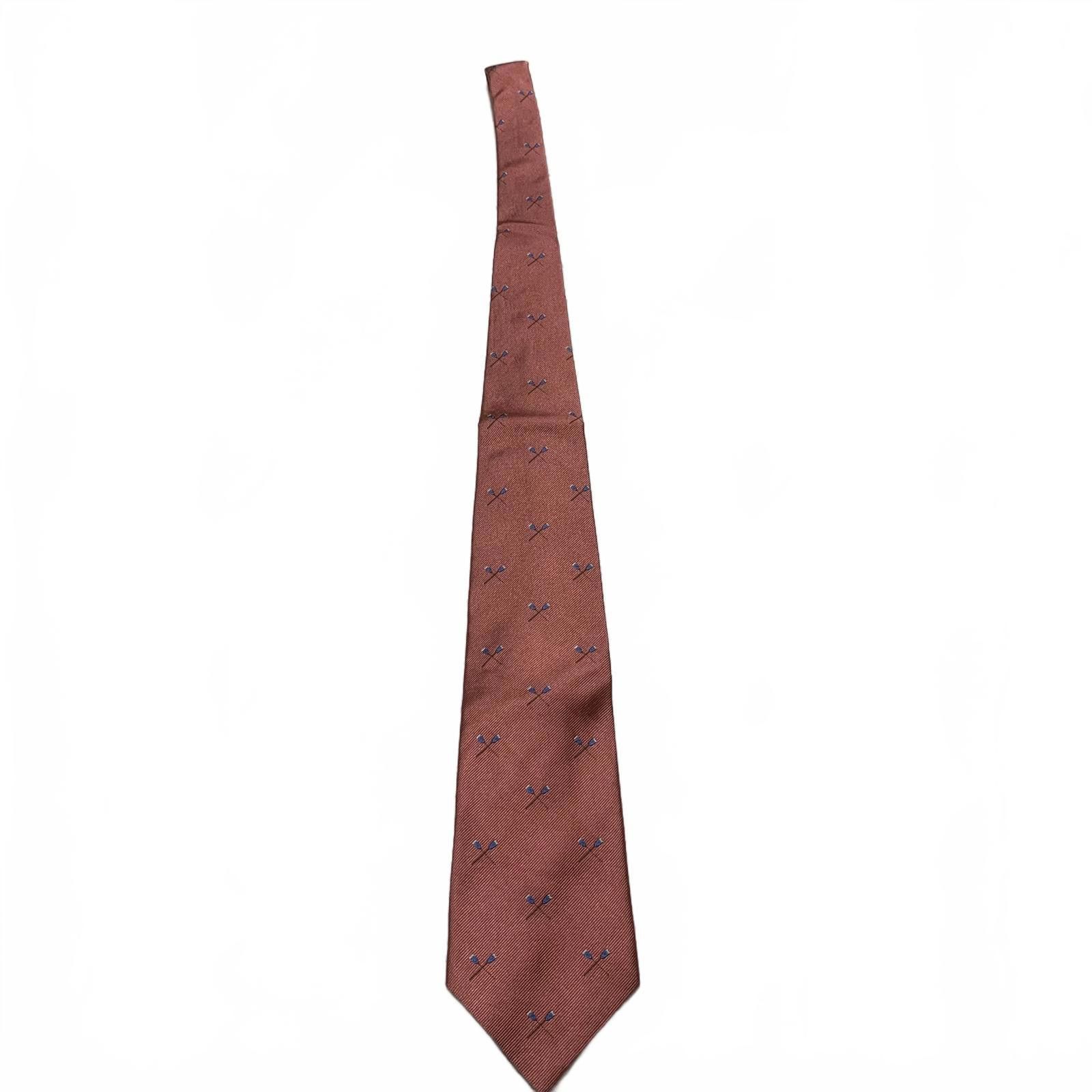 Brooks Brothers Brooks Brothers Men's OSFA Dusty Rose Silk Tie Size ONE SIZE - 2 Thumbnail