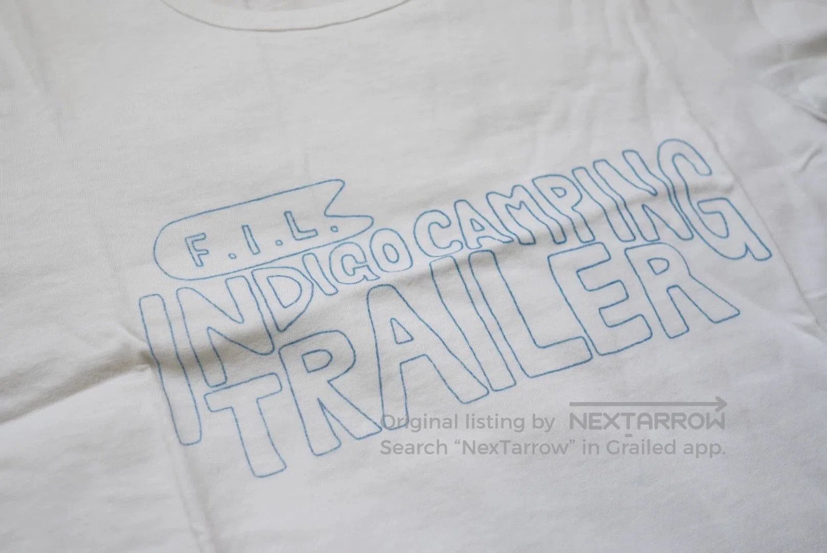 Visvim Indigo Camping Print Short Sleeve Tee. Size US M / EU 48-50 / 2 - 3 Thumbnail