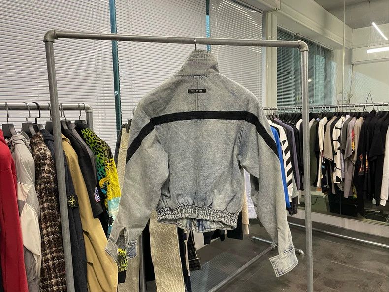 Fear of God Fear of God Suede paneled denim jacket Size US XS / EU 42 / 0 - 2 Thumbnail