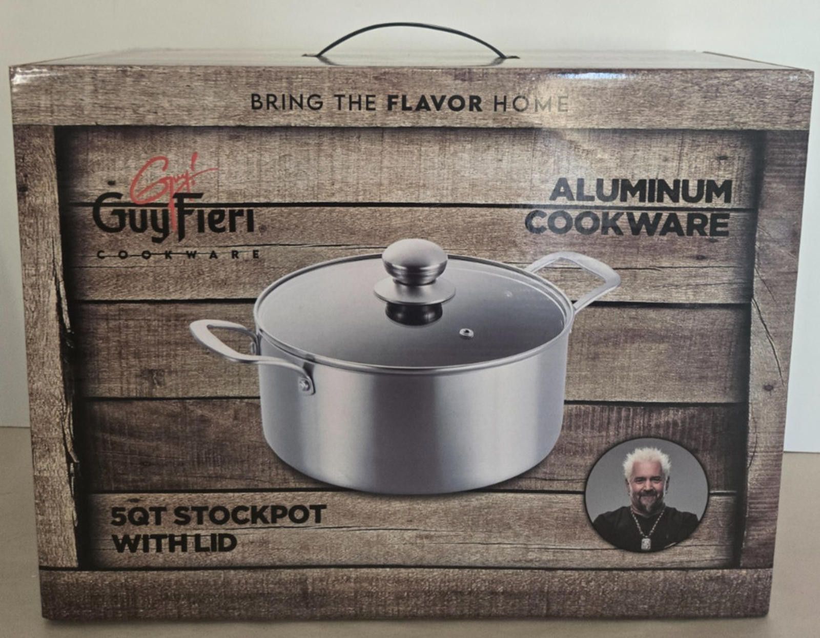 Other Guy Fieri Cookware 5 Quart Stockpot w/ Lid Non Stick NEW Size ONE SIZE - 1 Thumbnail