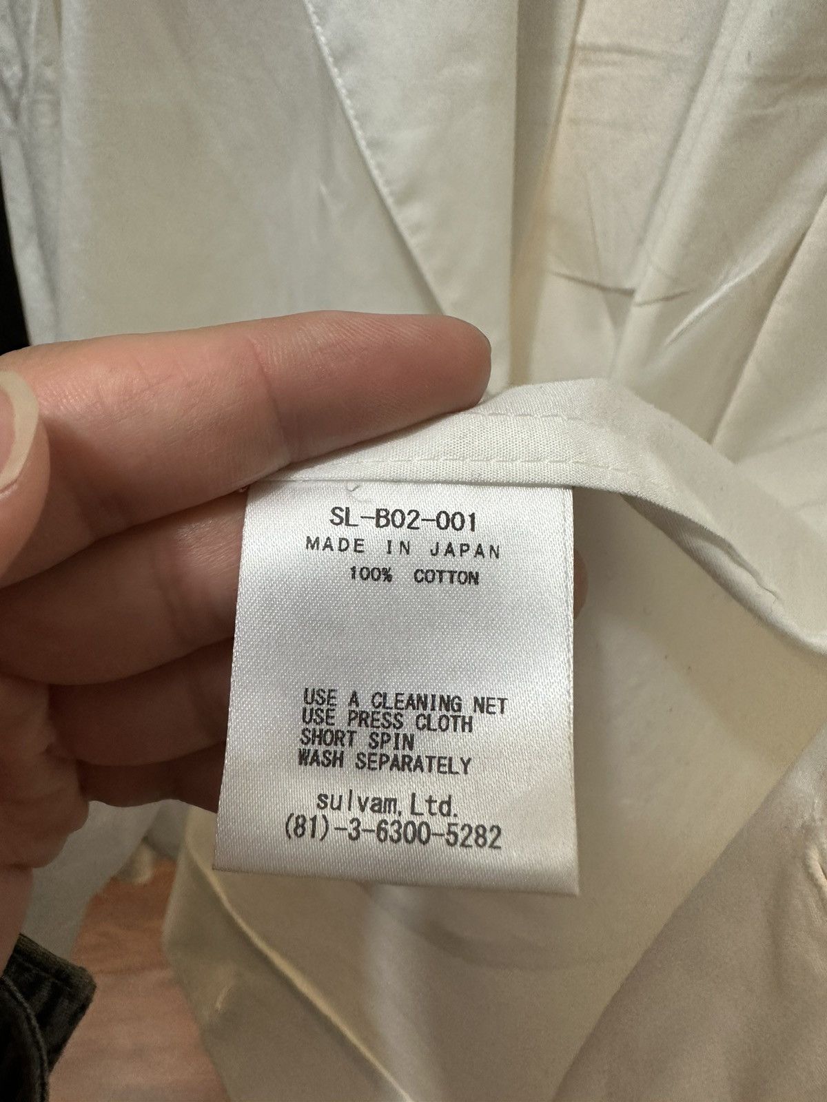 Sulvam Sulvam Raw Hems Darted Shirt Size US S / EU 44-46 / 1 - 6 Thumbnail