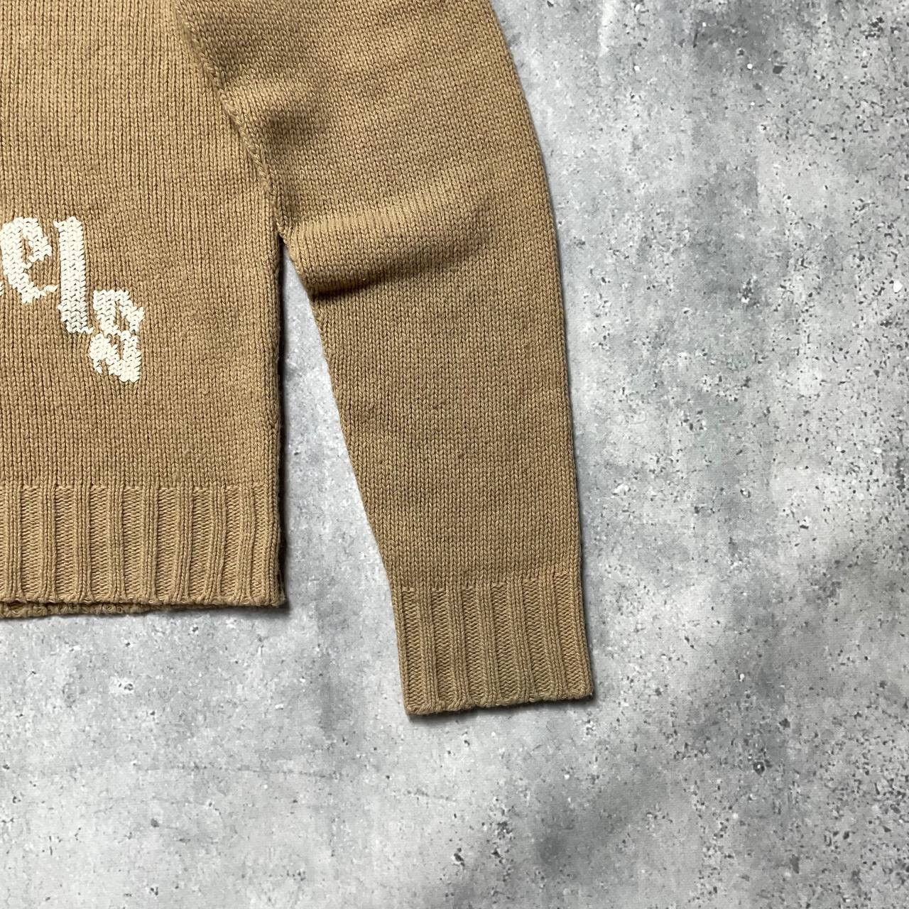 Palm Angels Palm Angels Curved Logo Zip-Up Knitted Hoodie Cardigan Size US S / EU 44-46 / 1 - 16 Thumbnail