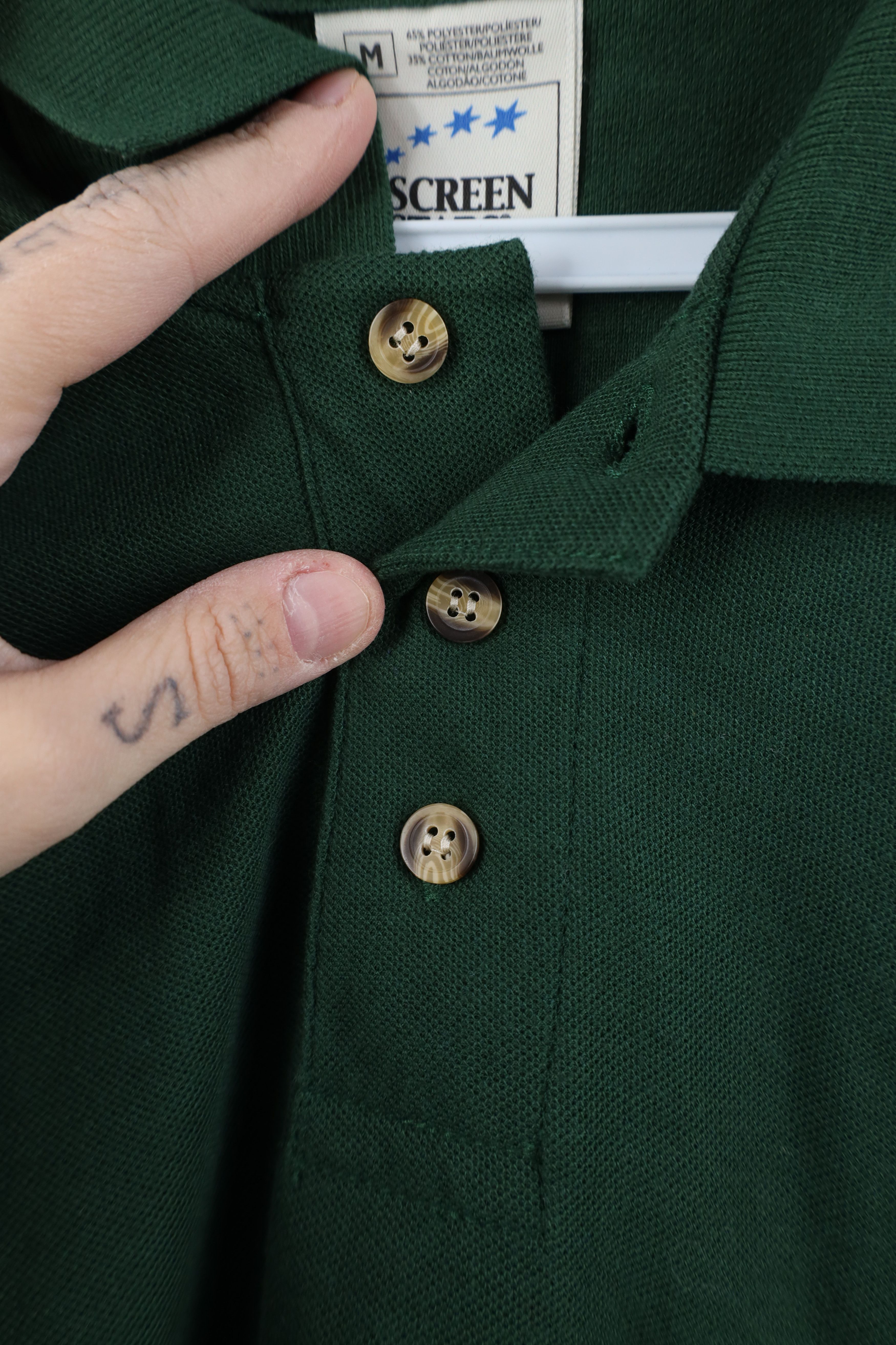 Vintage Vintage 90s Streetwear Spell Ireland Golf Polo Shirt Green Size US M / EU 48-50 / 2 - 6 Thumbnail