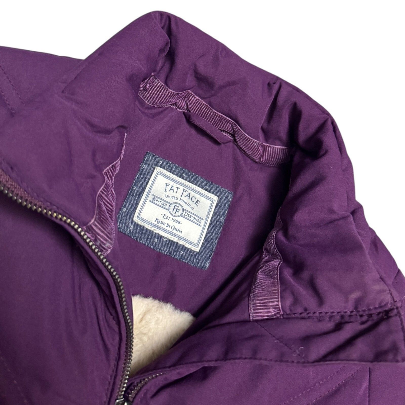 FatFace FAT FACE Designer Fleece Lined RECYCLED FILL Parka Coat XS Size XS / US 0-2 / IT 36-38 - 4 Thumbnail