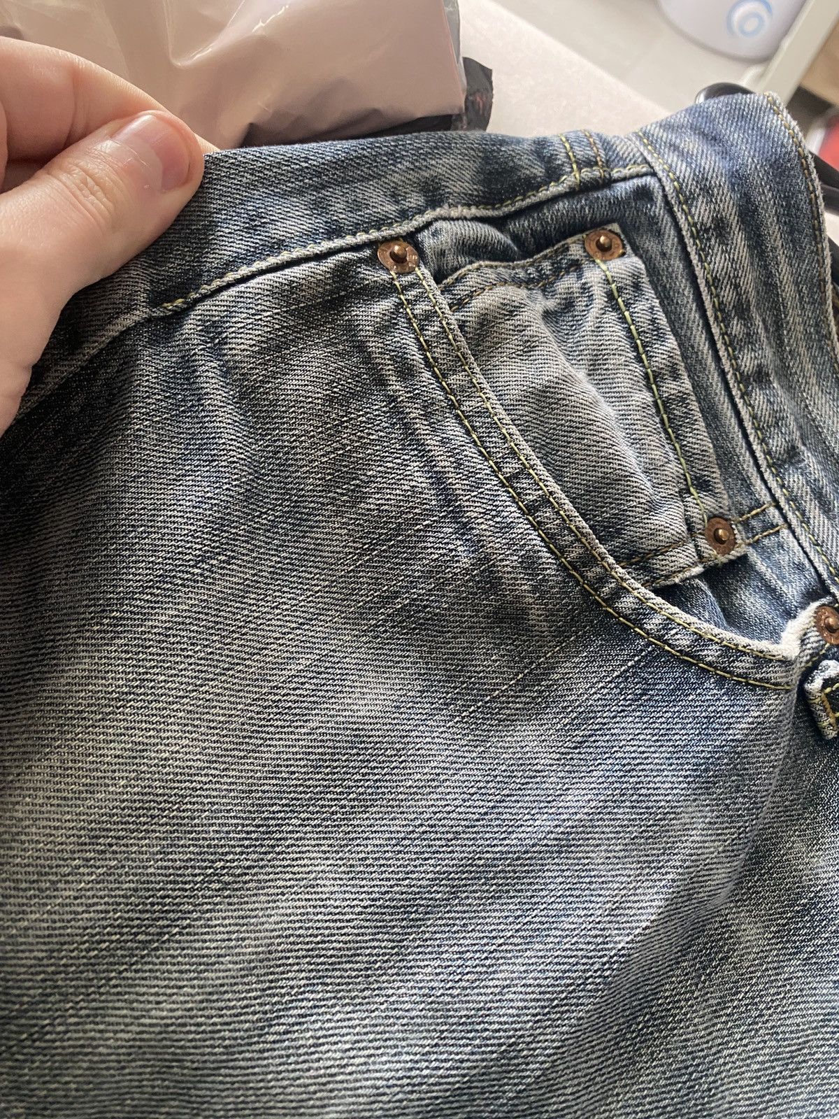 Levi's × Vintage Vintage Levi's 501 Size 34x32 273 Button Jeans 00s Size US 34 / EU 50 - 10 Thumbnail