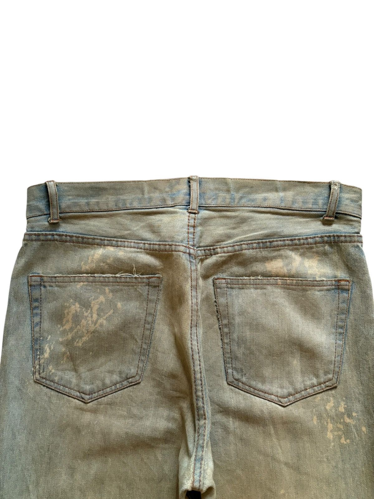Vintage Japanese Brand Bleached Mud Wash Baggy Jeans