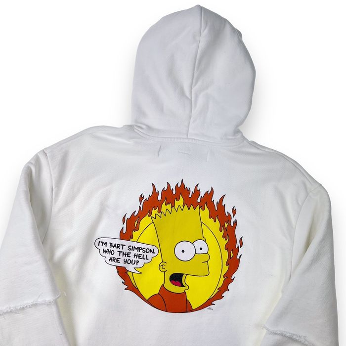 Bart simpson off white hoodie sale