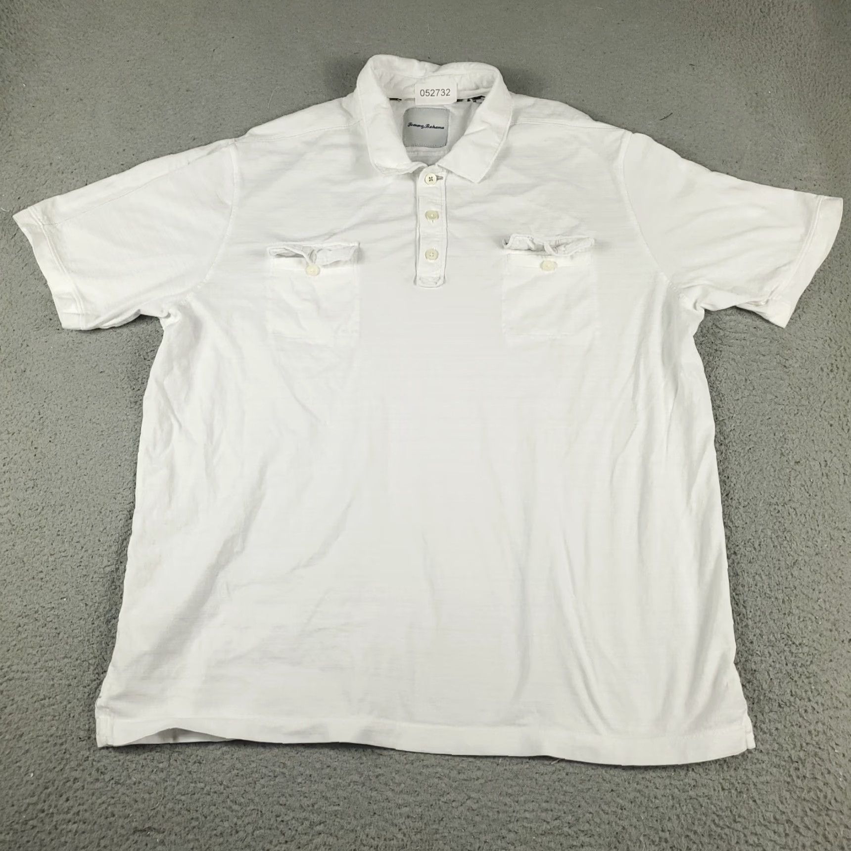 Tommy Bahama Tommy Bahama Polo Shirt Mens Size 2XL White Short Sleeve Cotton Blend Classic Casual Polo Mens 2XL White Polo Shirt Size US XXL / EU 58 / 5 - 2 Thumbnail