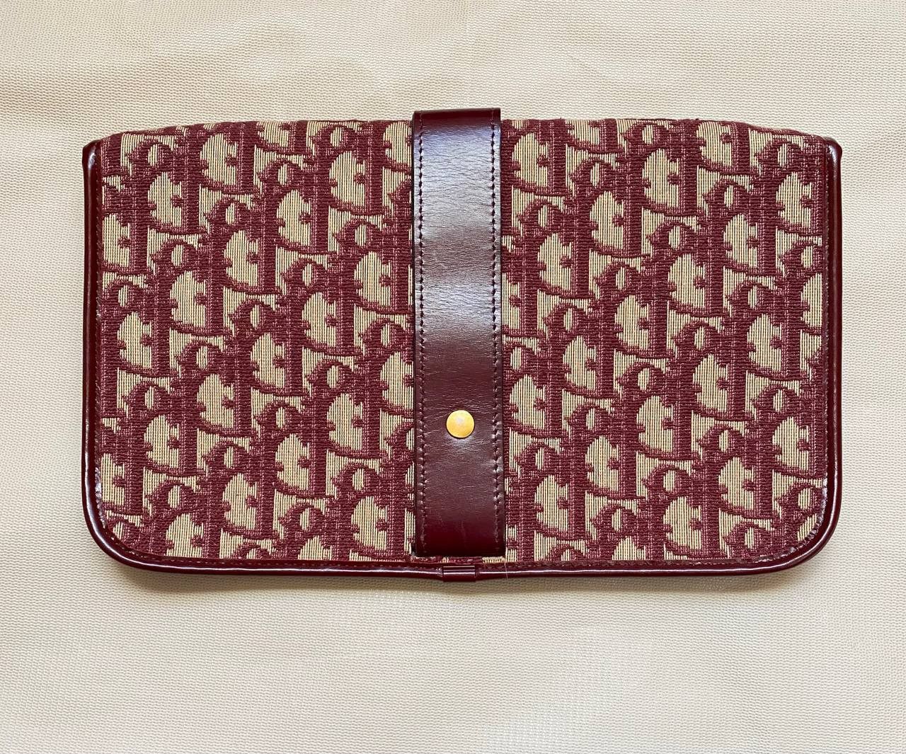Christian Dior Monsieur × Dior 👜 Vintage Christian Dior Monogram Clutch very rare Size ONE SIZE - 2 Thumbnail