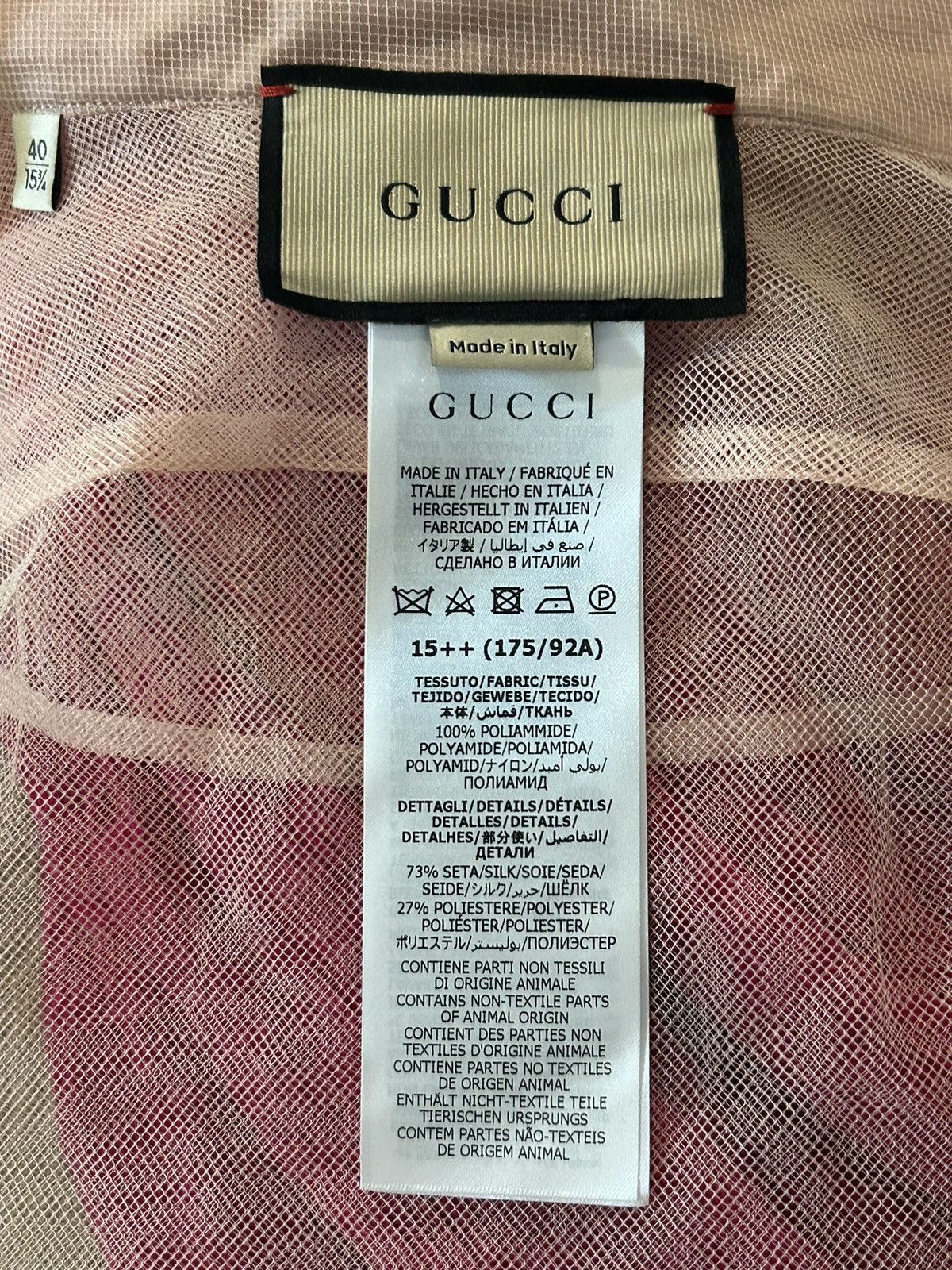 Gucci Sheer Elegance Mesh Button Up Size M / US 6-8 / IT 42-44 - 5 Thumbnail