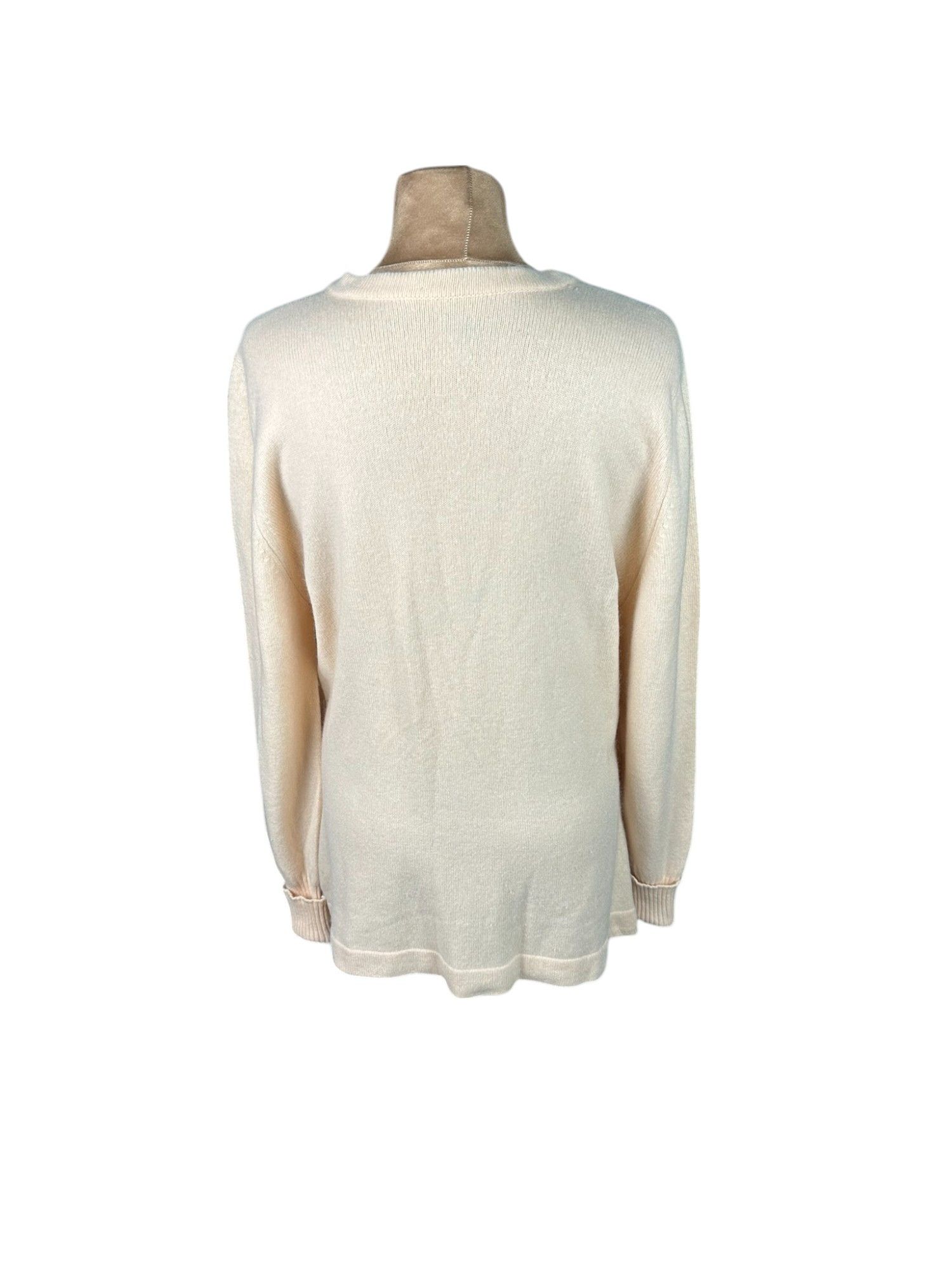 Chanel 90s Chanel 100% Cashmere Cardigan Size XL / US 12-14 / IT 48-50 - 6 Thumbnail