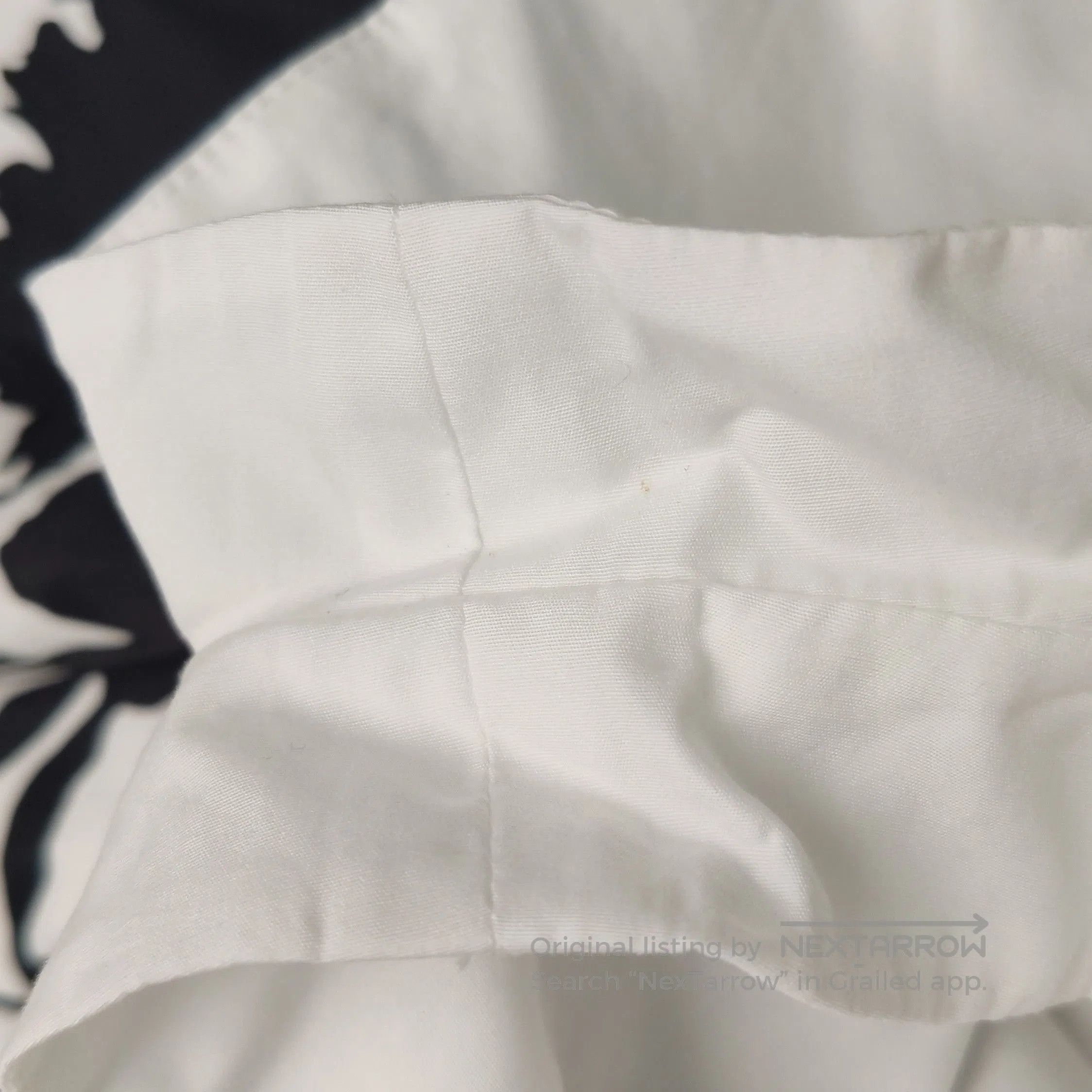 Prada Prada Black and White Floral Cotton Shorts . Size 22" - 8 Thumbnail