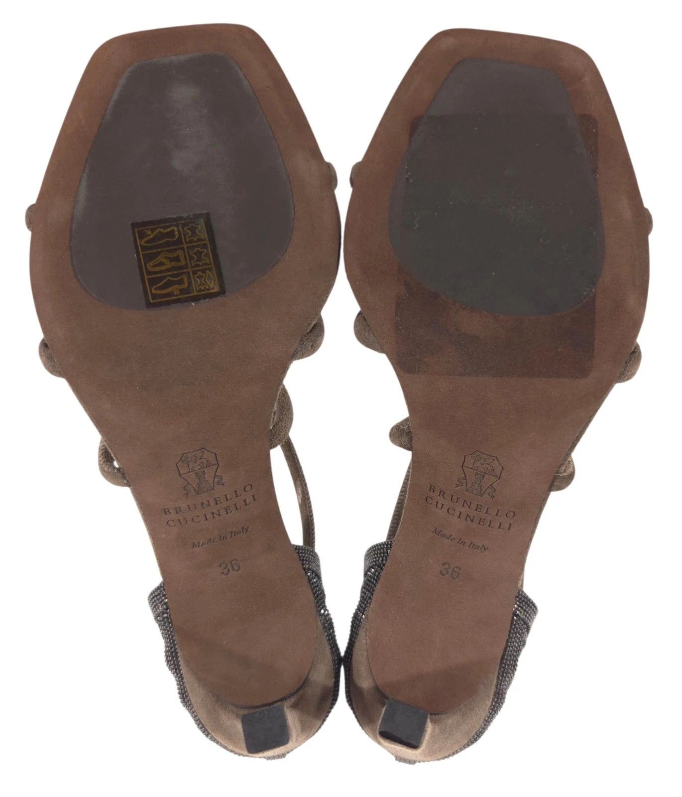 Brunello Cucinelli Brunello Cucinelli Monili Cage Suede Lace Up Heel US 6 EU 36 Size US 6 / IT 36 - 11 Thumbnail