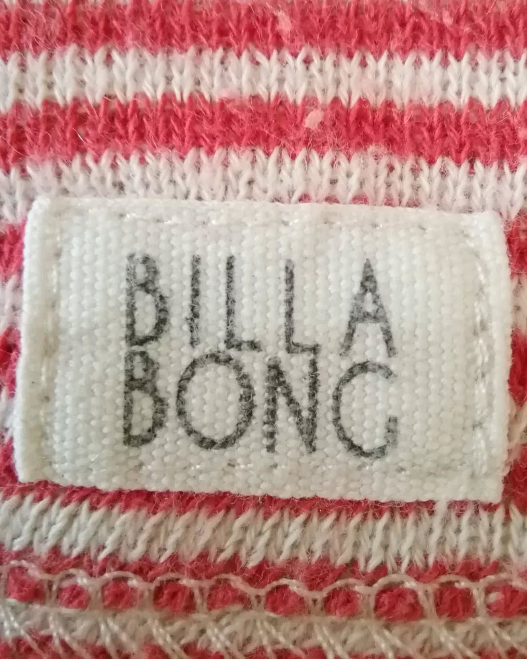 Billabong Billabong Striped Red and White Hoodie Size M / US 6-8 / IT 42-44 - 3 Thumbnail