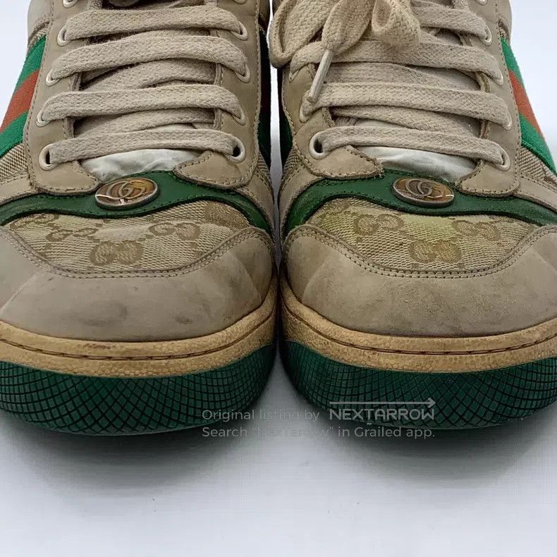 Gucci Gucci Brown GG enamel lace-up casual flat board shoes dirt Size US 8 / EU 41 - 8 Thumbnail