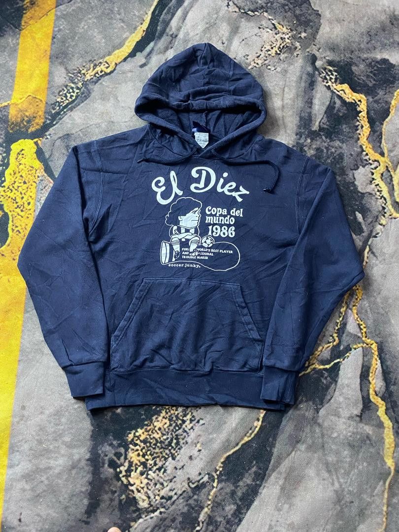 Japanese Brand Soccer Junky Sweater Hoodies Size US S / EU 44-46 / 1 - 1 Thumbnail