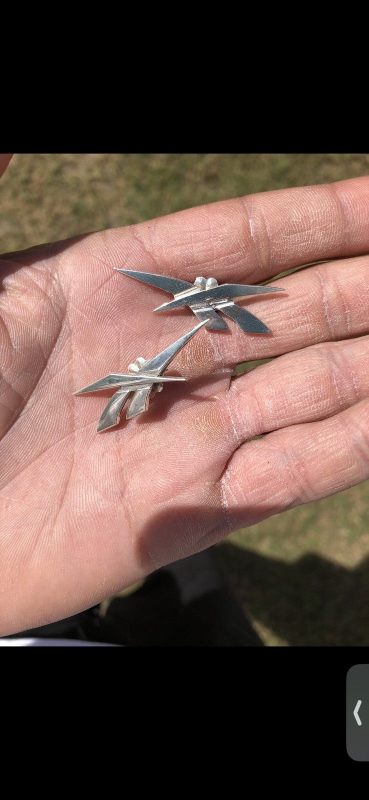 Reebok Reebok sterling silver custom made earrings rare 1 of 1 Size ONE SIZE - 1 Thumbnail