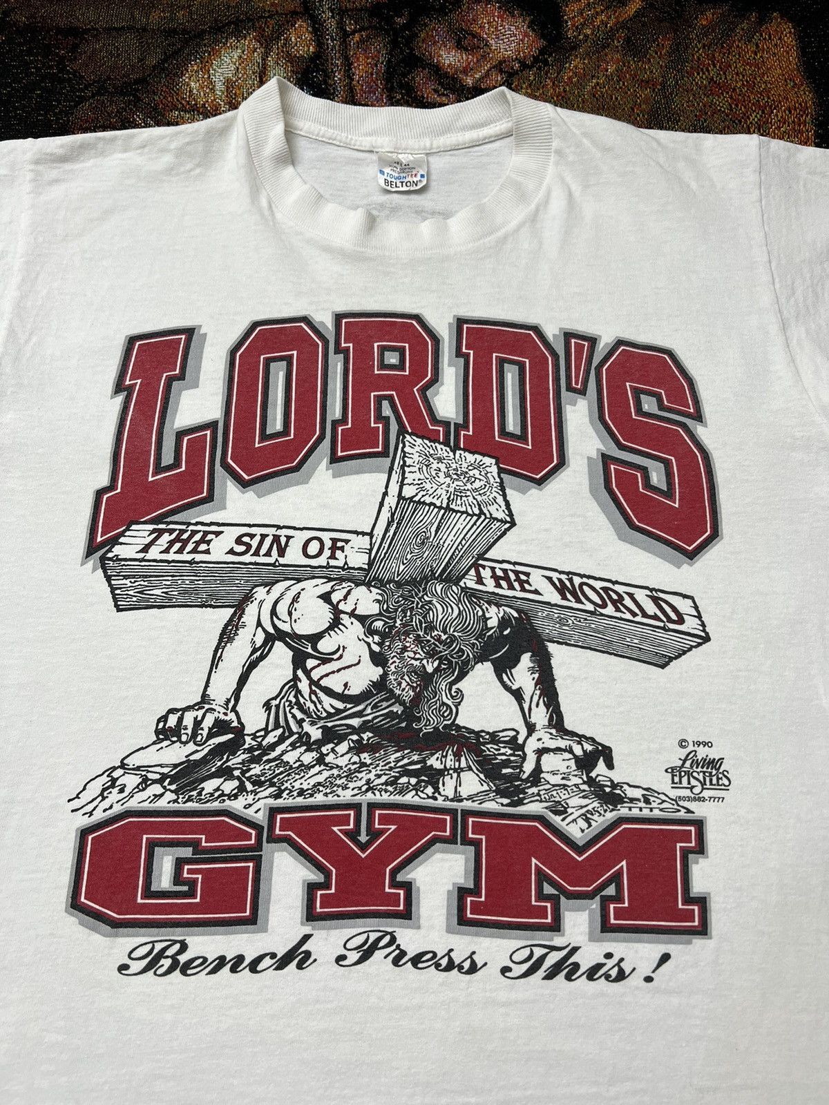 Vintage Vintage Lord's Gym Tee Size US L / EU 52-54 / 3 - 1 Thumbnail