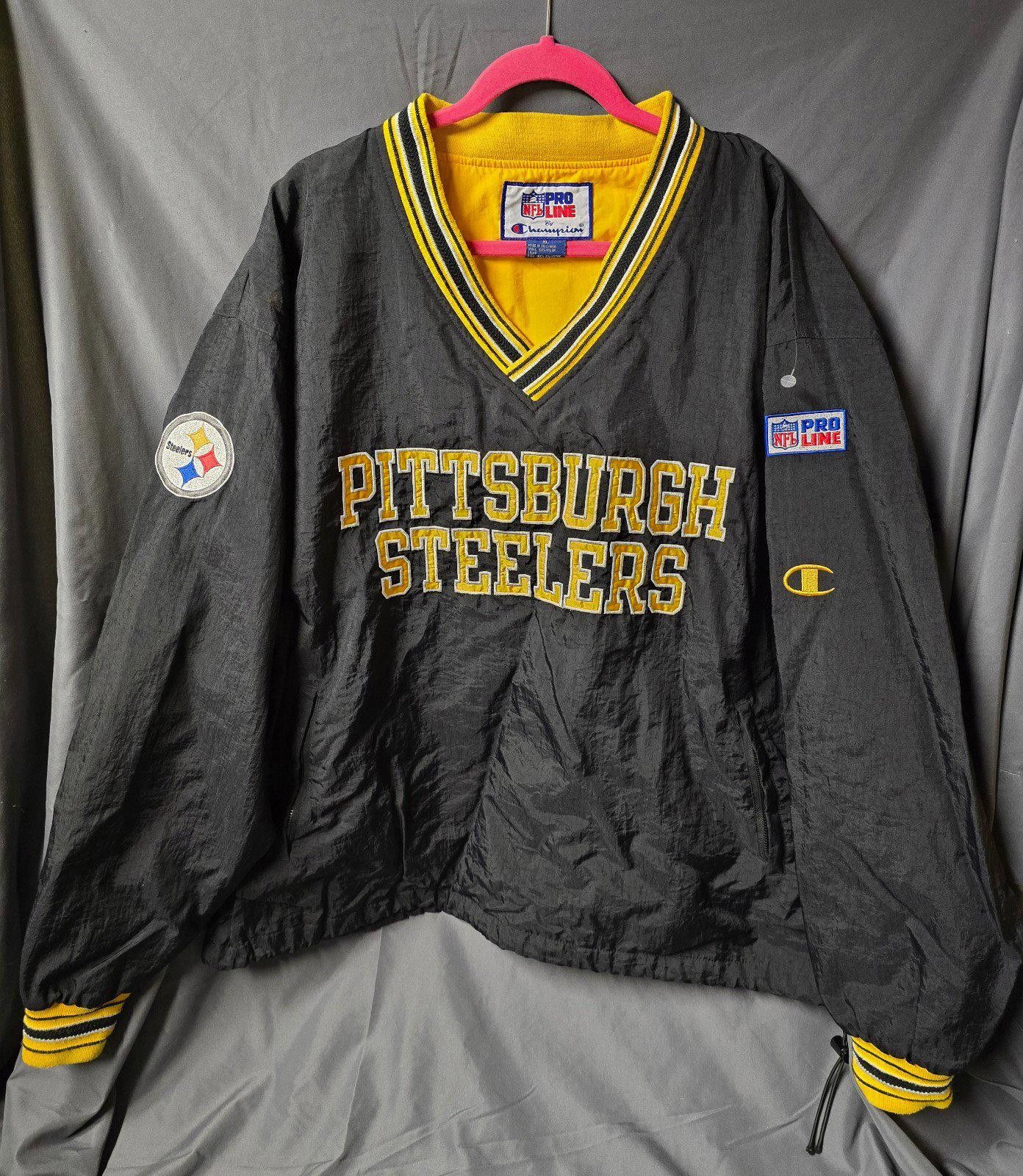 Champion Vintage Pro Line By Champion Pittsburgh Steelers XL Lined Size US XL / EU 56 / 4 - 1 Thumbnail