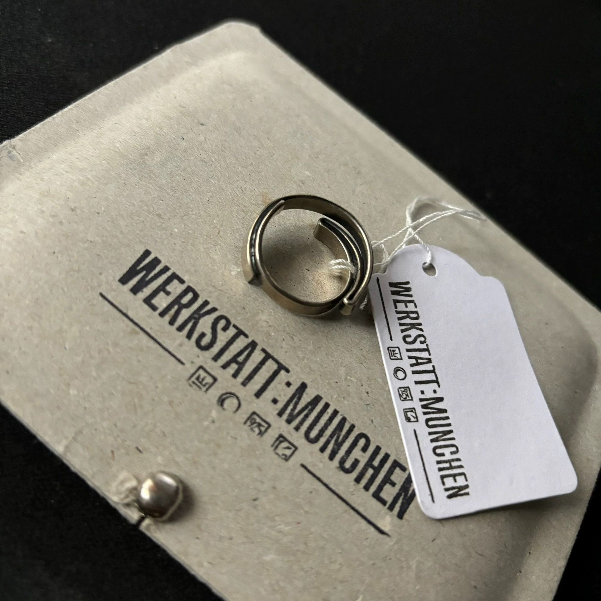 Werkstatt Munchen Werkstatt Munchen New Aged Folded Silver Ring S Size ONE SIZE - 2 Thumbnail